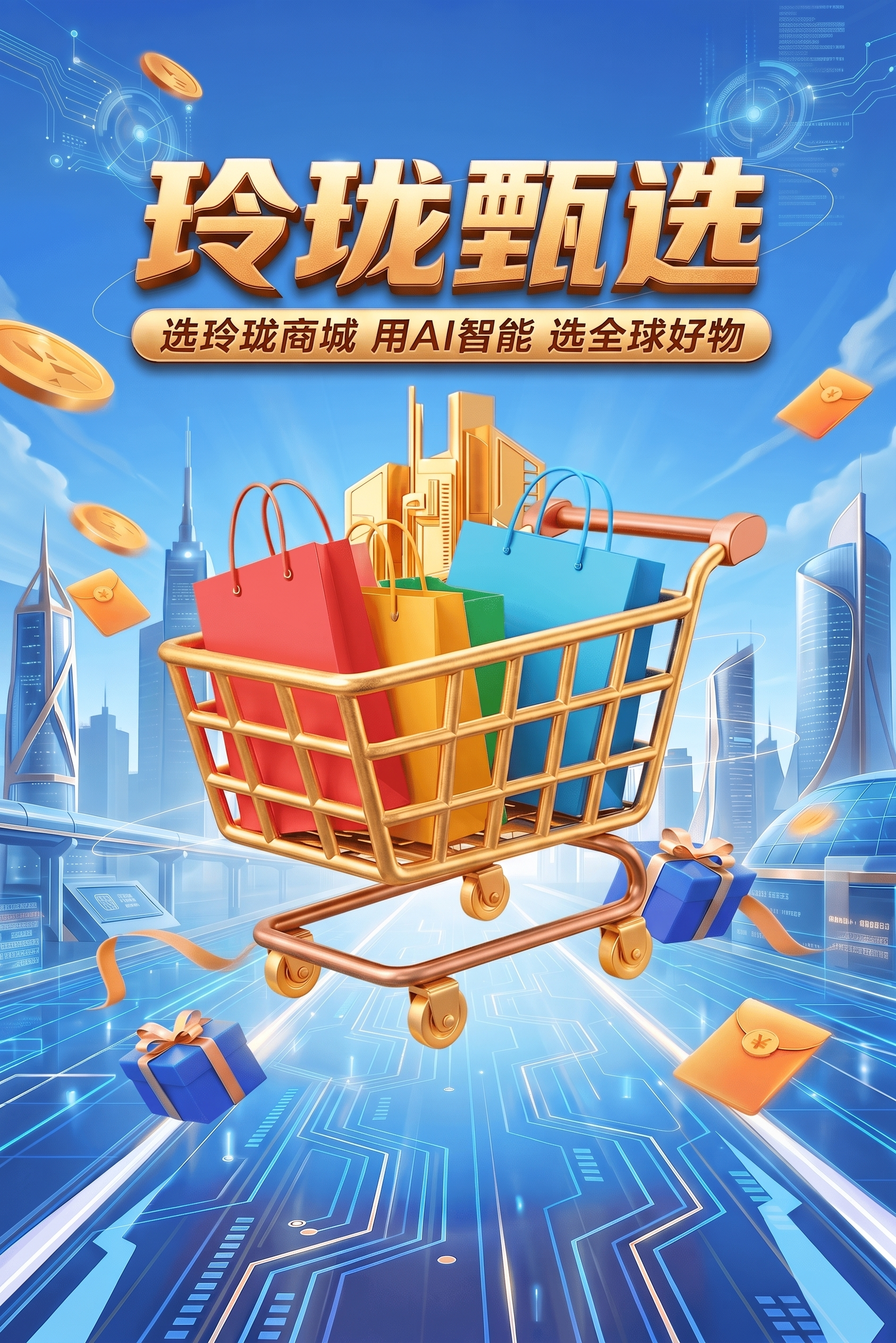 去除购物车下面金色底座 - 图片创意预览