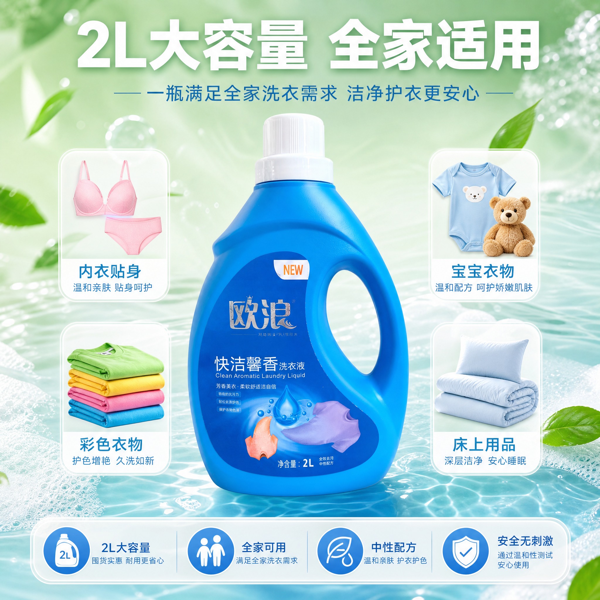 [主图-5] 规格决策 囤货价值 适用场景总览。保留蓝色洗衣液… - 图片创意预览