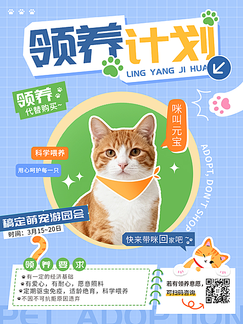 宠物领养计划