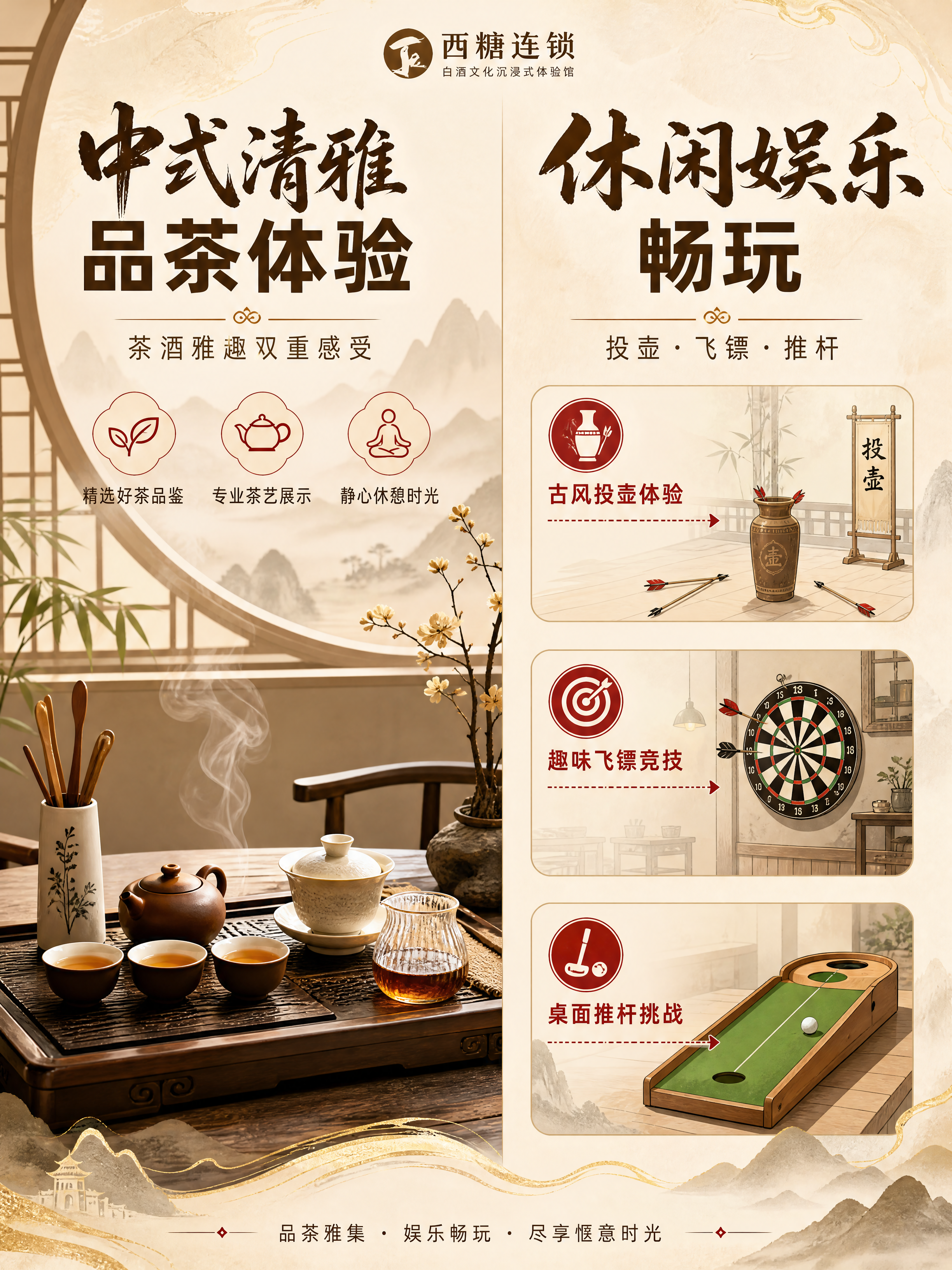 [商品] 西糖连锁白酒文化沉浸式体验馆，到店体验服务，无实物商… - 图片创意预览