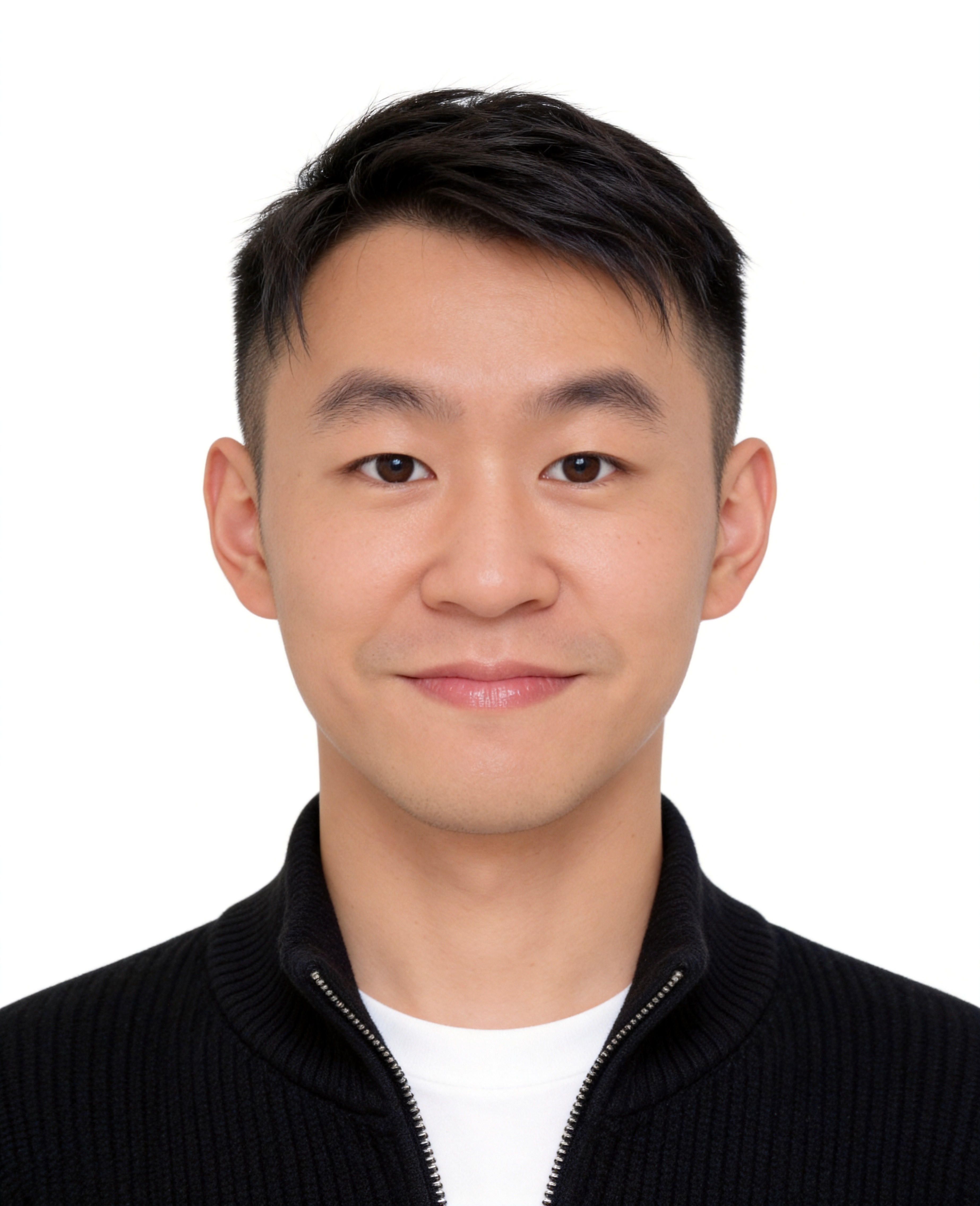 保留第一张图中最左侧男性的发型、脸型、年龄特征生成标准样式纯正… - 图片创意预览