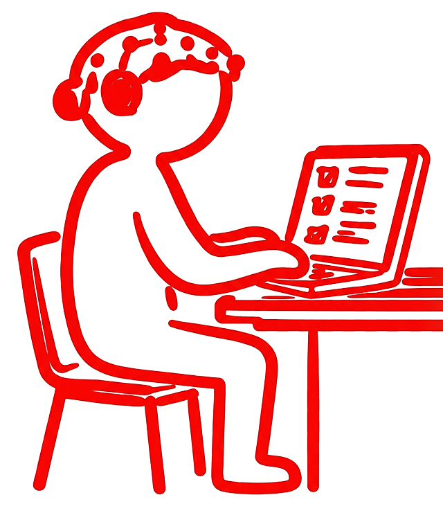 将图中的所有白色线条和图案都改成纯红色，保持图案的轮廓和细节不变，背景保持透明