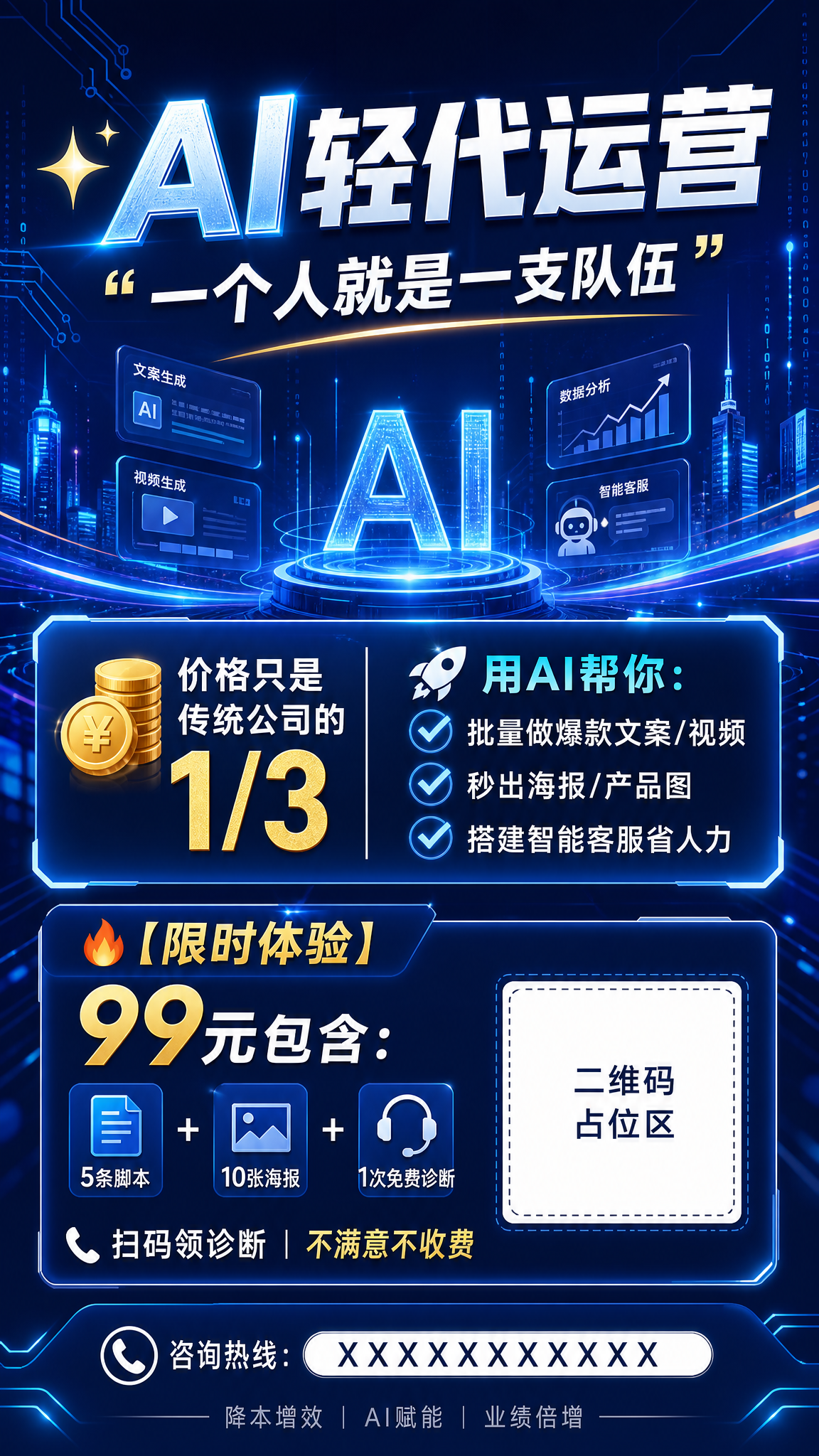 正面：制造冲动 (背景建议：深蓝色或黑色，突出科技感和专业感)… - 图片创意预览