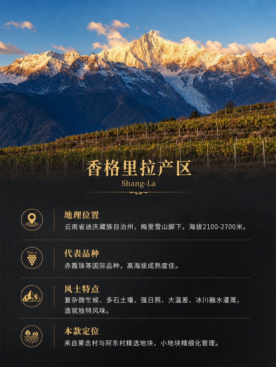 [商品] 本页为产区介绍风土页，使用【图5】梅里雪山葡萄园风景… - 图片创意预览