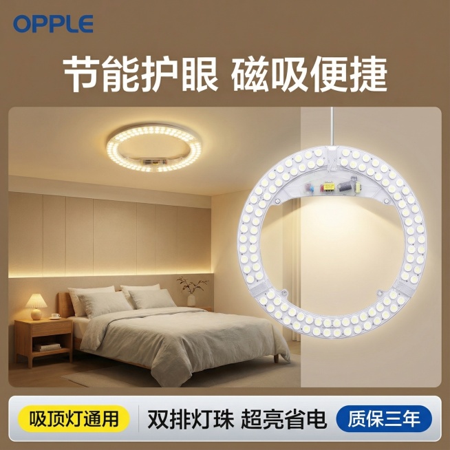 在这个场景的吊顶灯旁边引用图2的外观展示预览效果