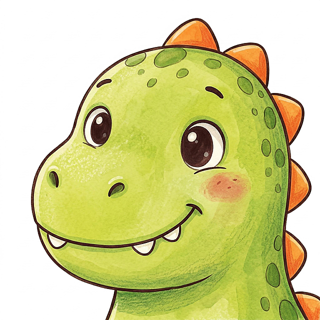 生成该霸王龙的面部特写图，无背景