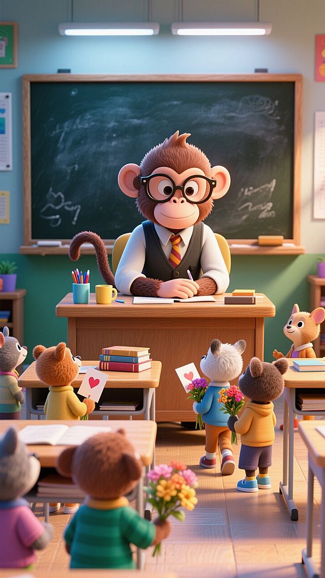 教师节｜卡通插画海报