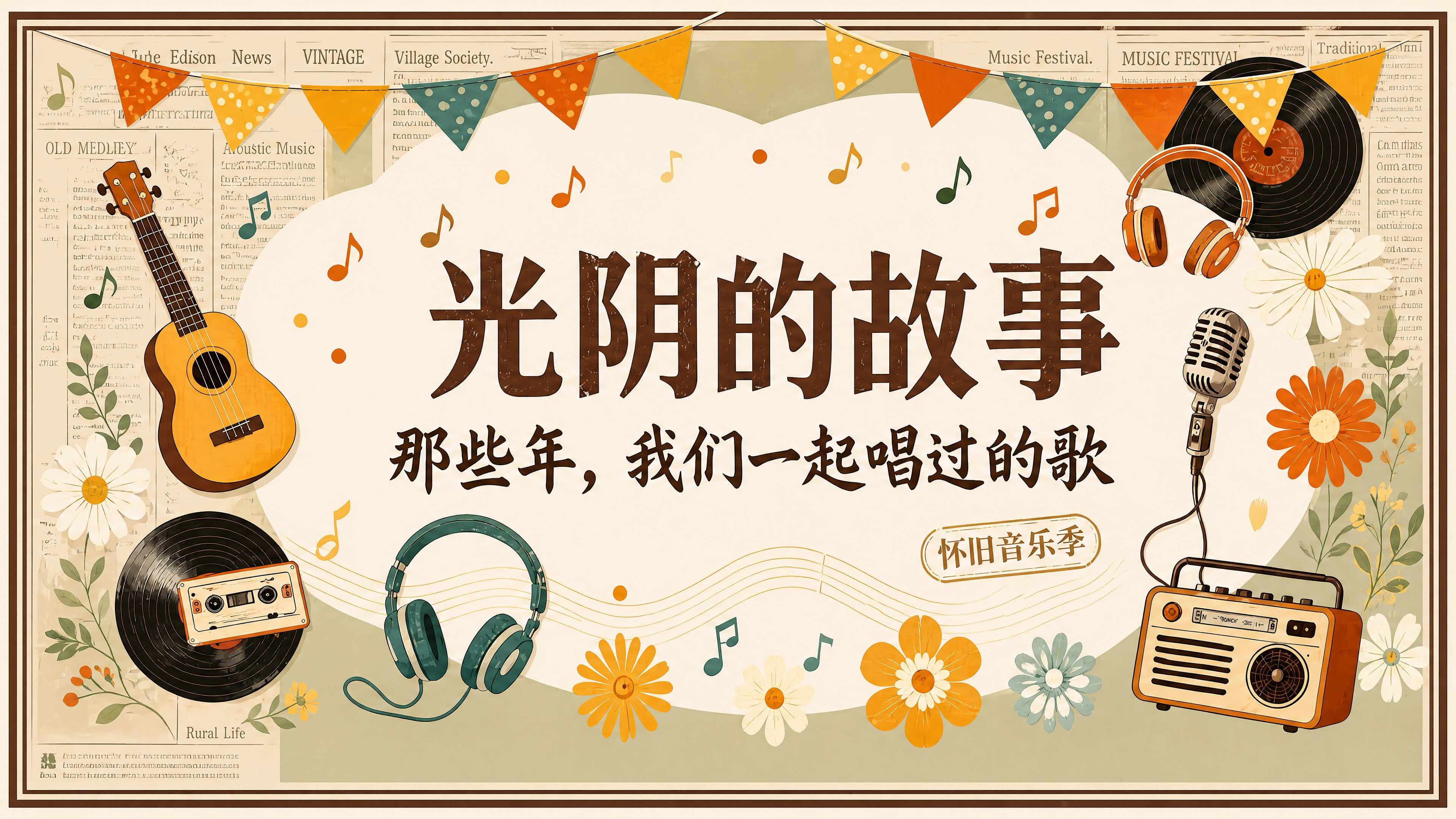 将这张挂布图案变成平整的平面图，去除布料褶皱、布纹质感和四角的… - 图片创意预览