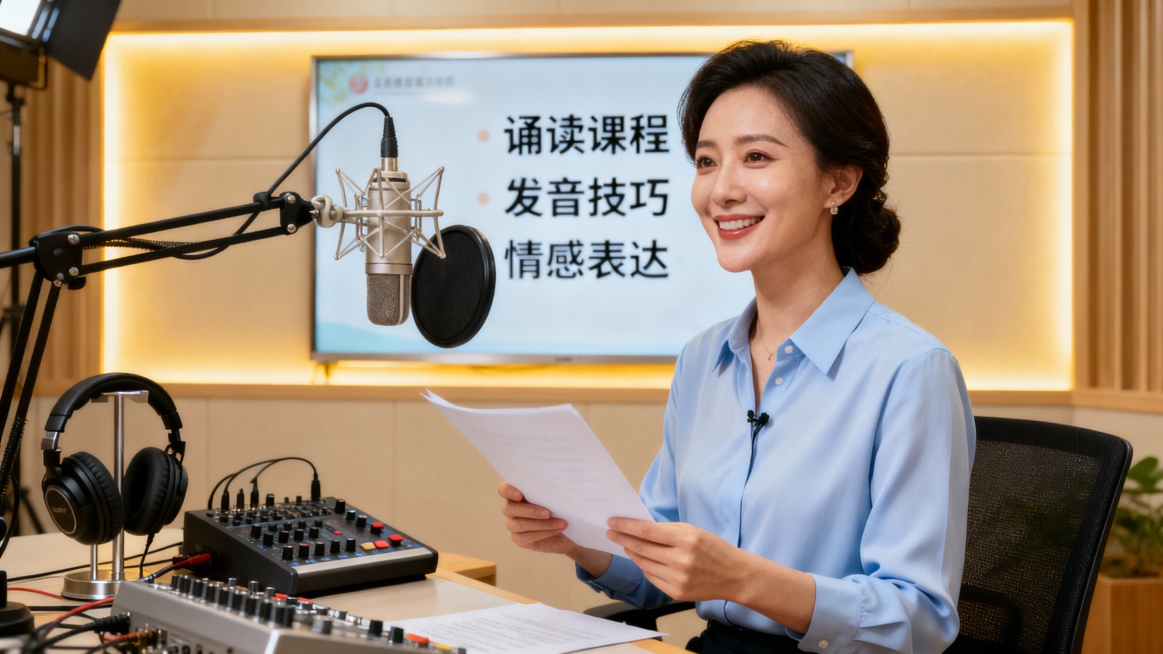 诵读主播课程预览效果