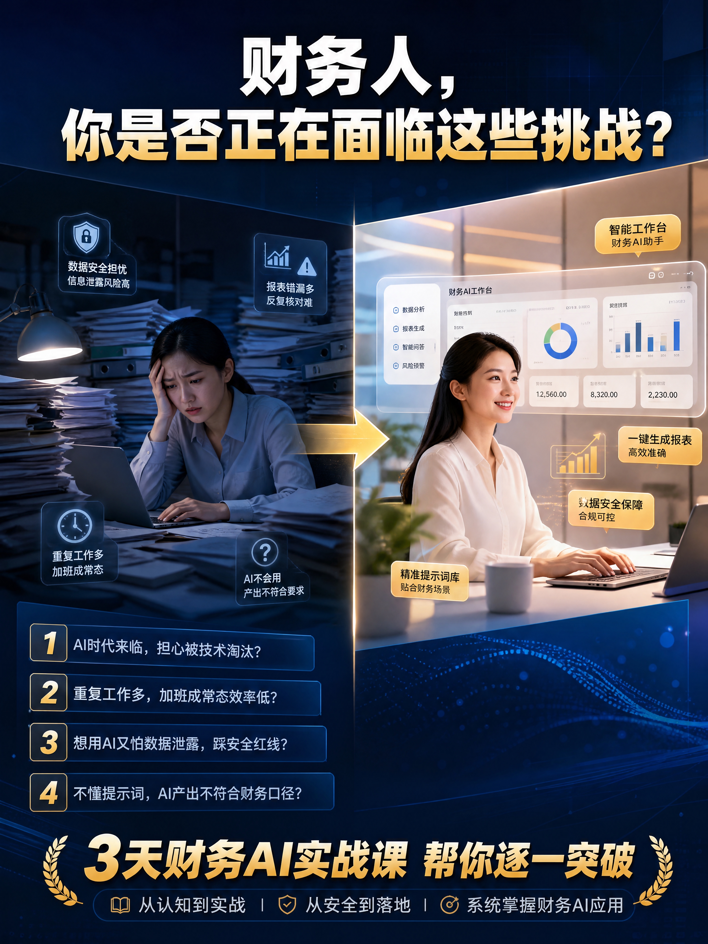 [商品] 3天财务AI免费课程，非实物教育服务；服务素材保护：… - 图片创意预览
