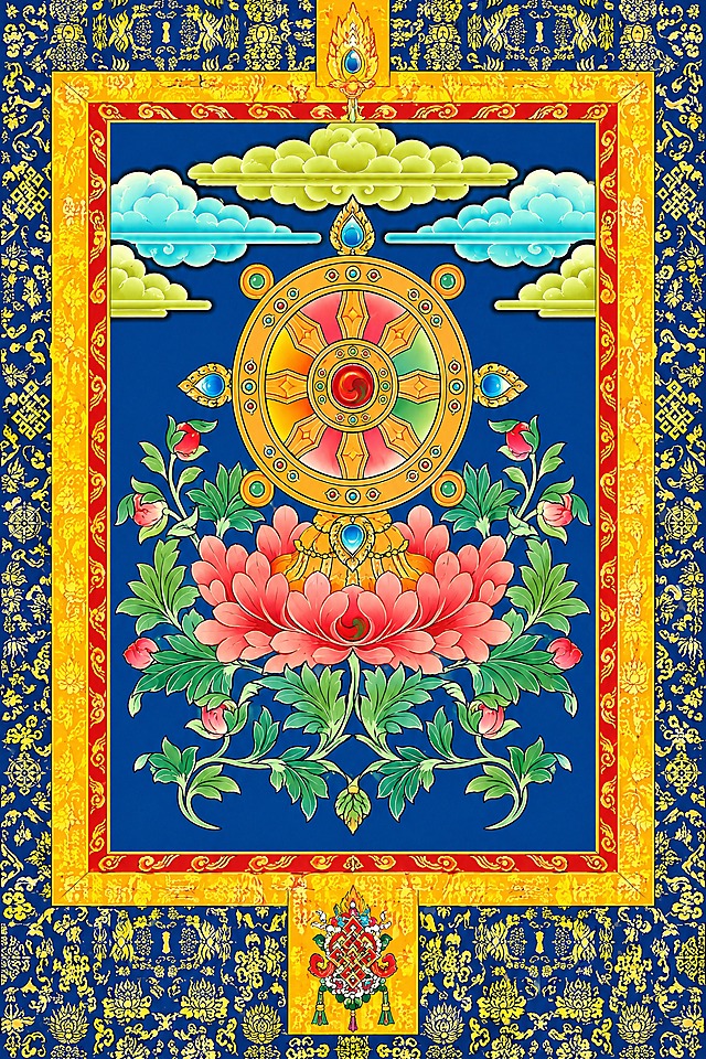 从参考图中提取门帘上的完整图案，去除中间的竖缝竖痕，去除布料的波浪纹理和网格纹理，还原平整光滑的印刷级画面。严格保留原图的所有图案元素、颜色、构图和比例，不改变任何图案细节。画面尺寸比例为宽75cm × 高120cm（竖版），图案居中，边缘用图案本身的底色均匀填充，使整个画布完整无缺。高清画质，适合印刷，4K分辨率，纯净平整的底色，无任何褶皱、波浪、竖线、网格痕迹。