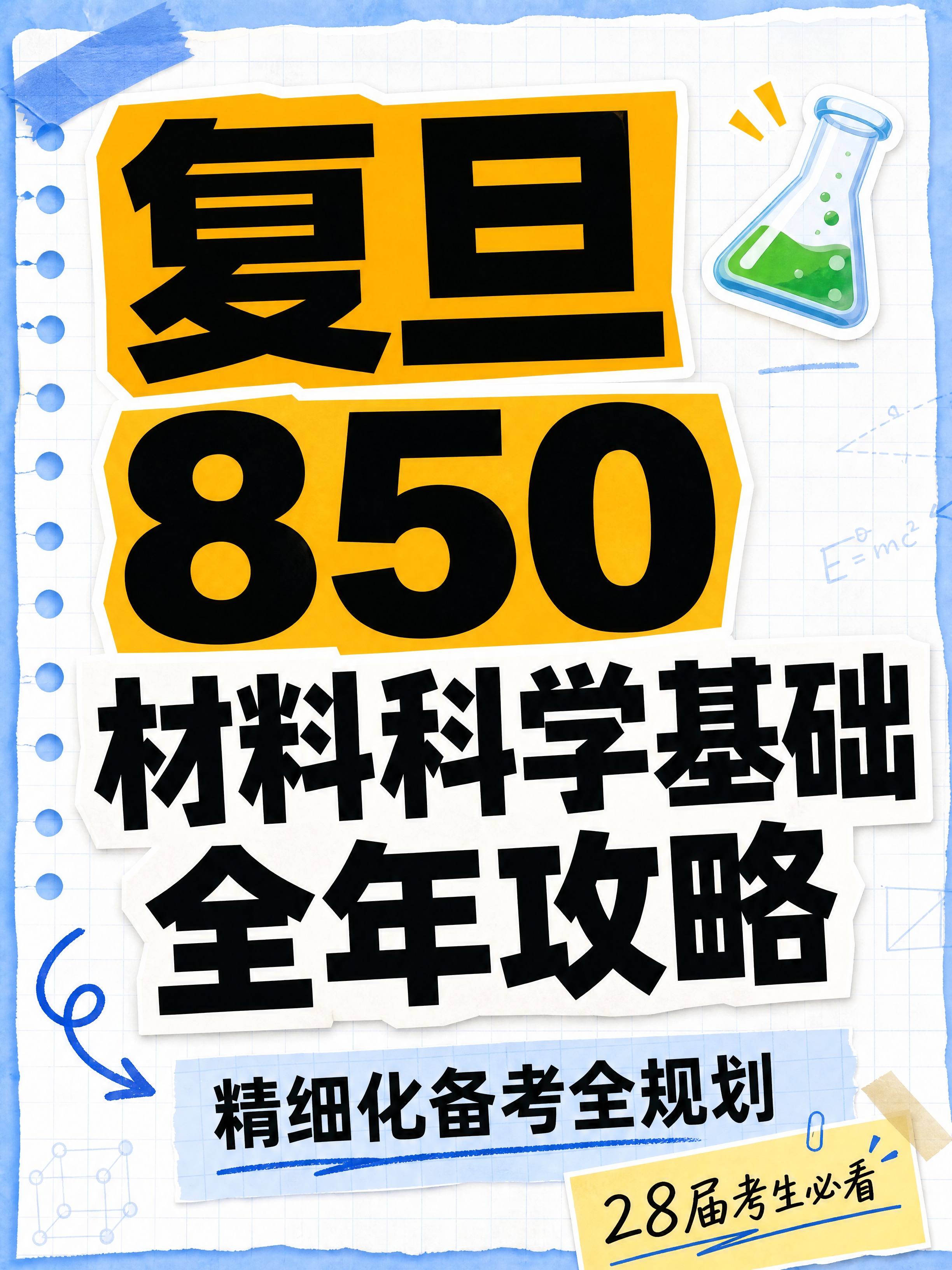 小红书笔记大字封面，纯大字，手账拼贴学习风，版式精美，小红书笔… - 图片创意预览