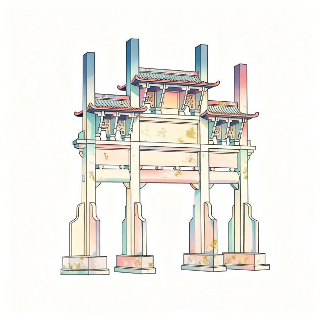 将图片转换为新中式古风插画风格预览效果
