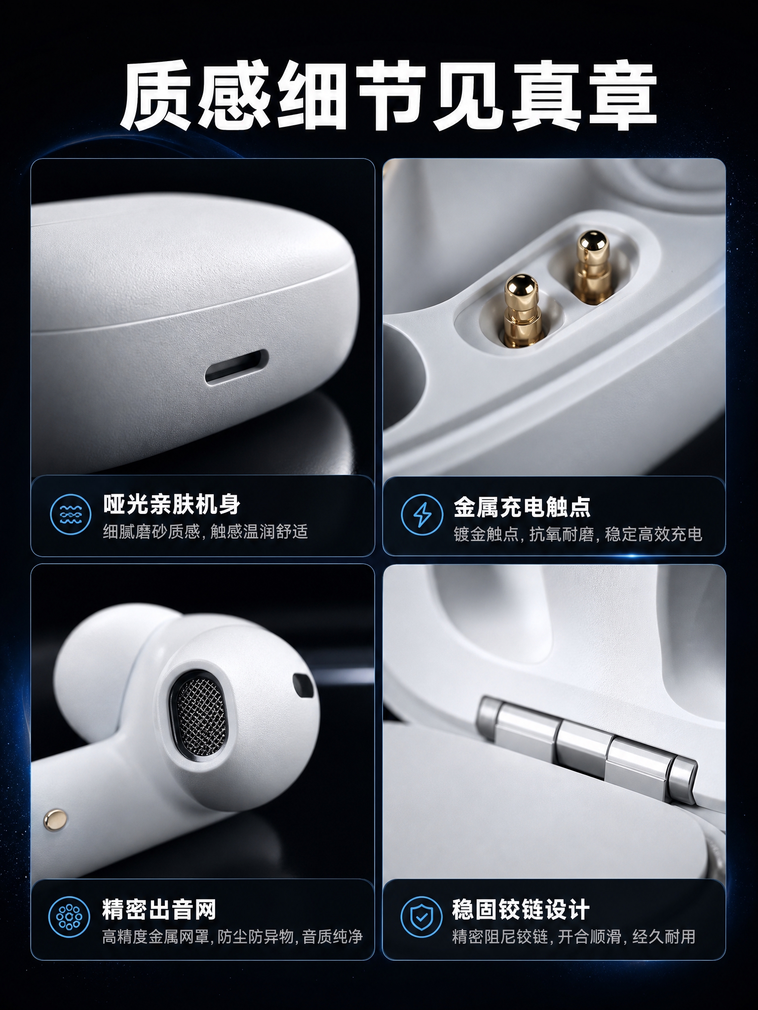 [商品] 使用【图1】白色无线蓝牙耳机含充电仓；保留耳机与充电… - 图片创意预览