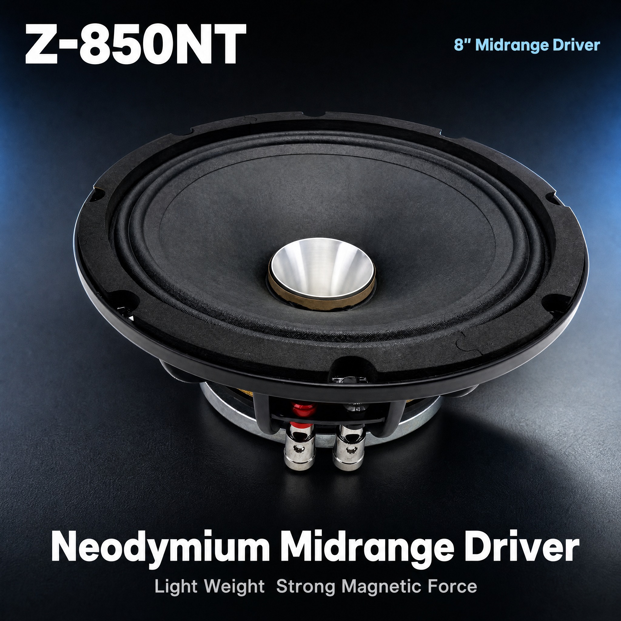 [主图-1] 8英寸钕磁中音喇叭单元 Z-850NT，首图主视… - 图片创意预览