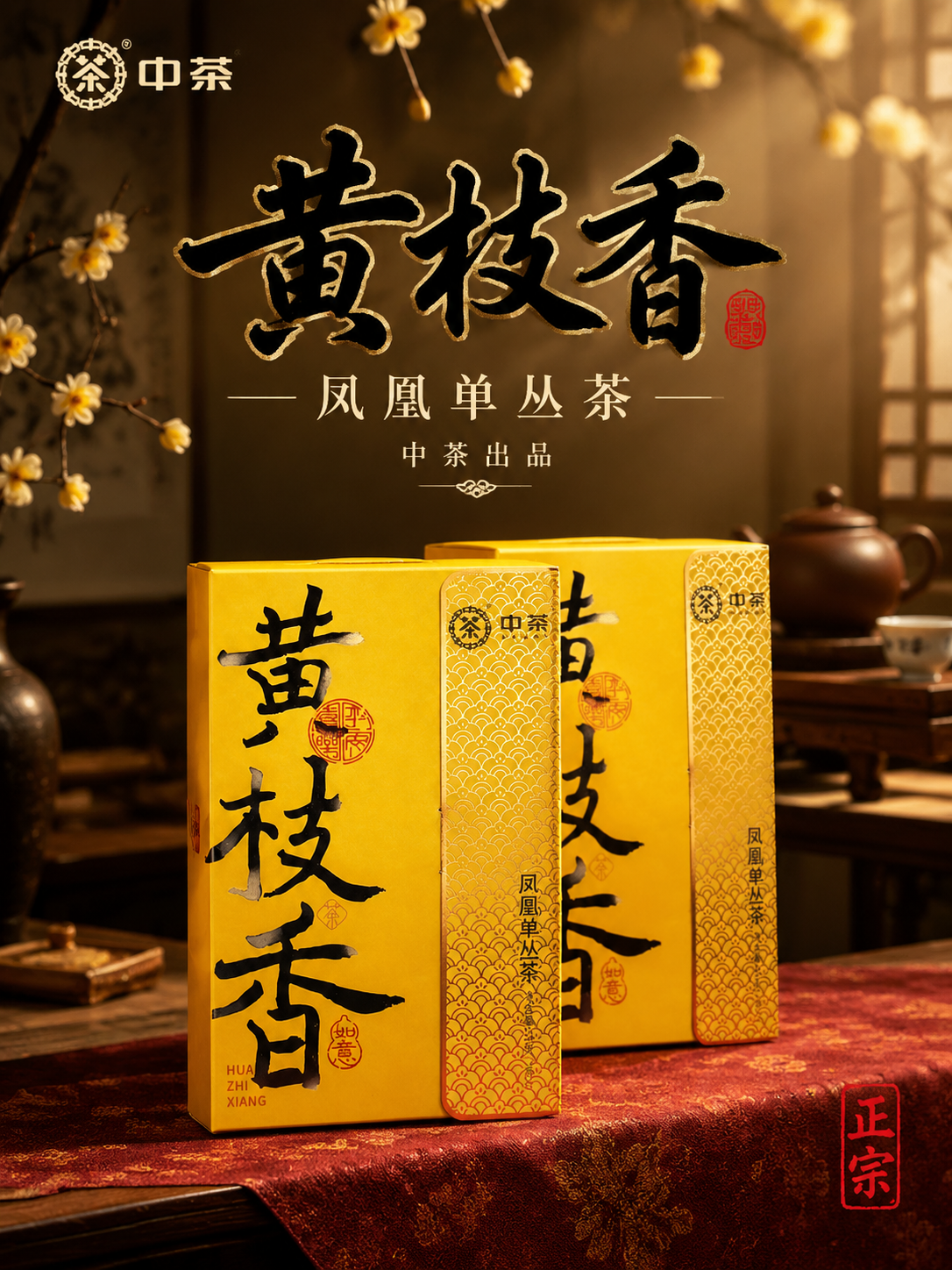 [主图-1 首图点击率 竖版] 中茶黄枝香凤凰单丛茶抖音主图首… - 图片创意预览