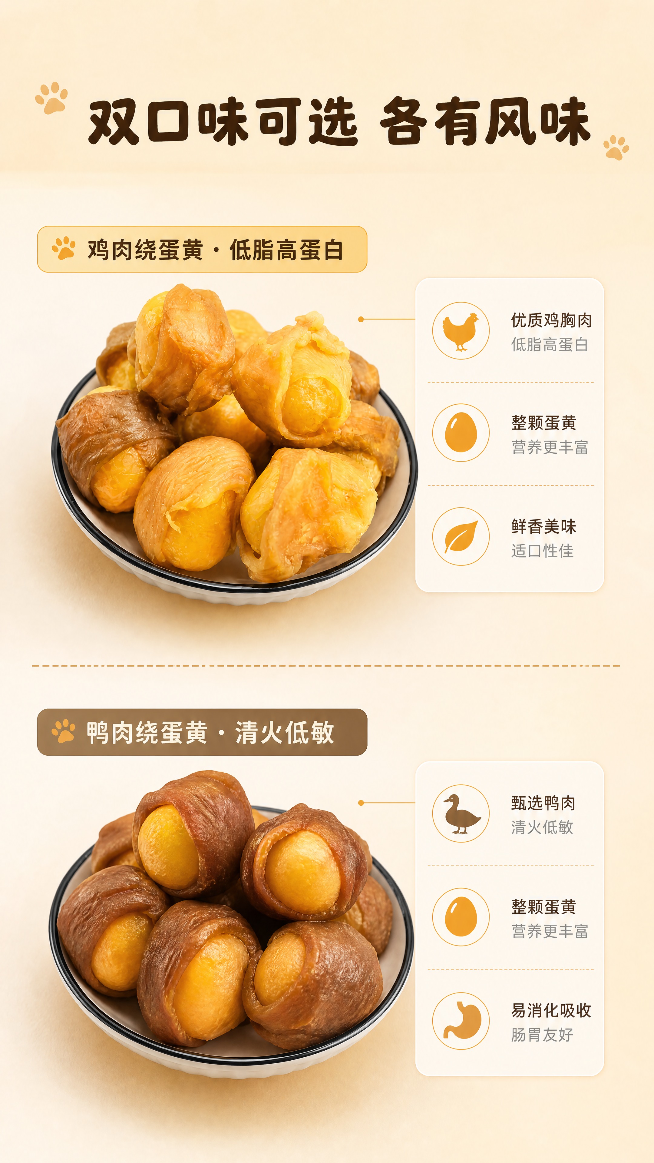 [商品] 使用【图10】黑边小碗装鸡肉绕蛋黄与鸭肉绕蛋黄混合款… - 图片创意预览