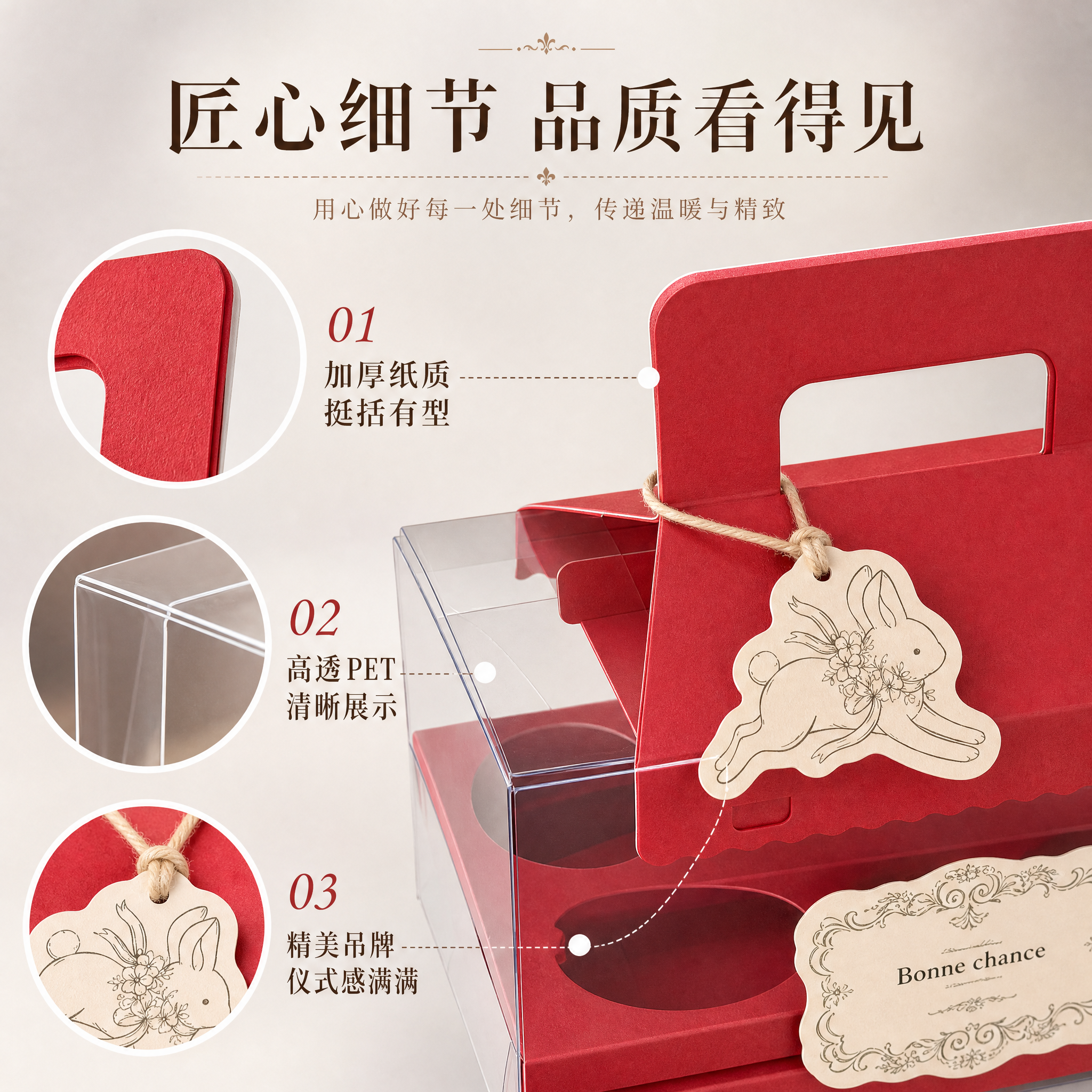 [主图-3] 材质细节与品质展示图，突出礼品盒的做工细节与材质… - 图片创意预览