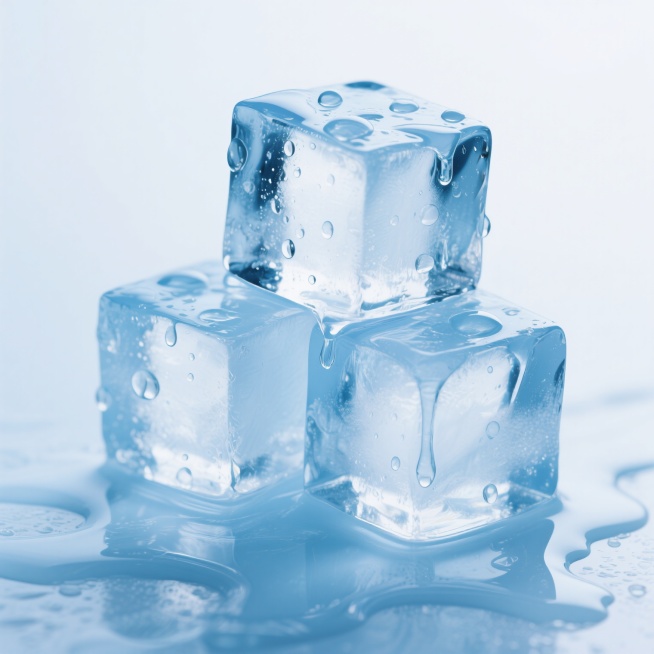 透明冰块，融化的冰棱造型，表面有水滴，光滑透明，蓝色调，白色背景，高清，特写，晶莹剔透，立体感强，冰块堆叠，融化效果，冰棱细节，清凉感，反光效果，冰块纹理，融化的水珠，冰的质感，融化的边缘，水滴滑落，冰的透明度，融化的形态，清凉氛围，冰的光泽，融化的冰块，水滴细节，冰块的反光，融化的冰柱，透明感，冰块的结构，融化的过程，冰的晶莹，水滴的光泽，冰块的堆叠方式，融化的冰面，清凉的色调，冰块的棱角，……预览效果