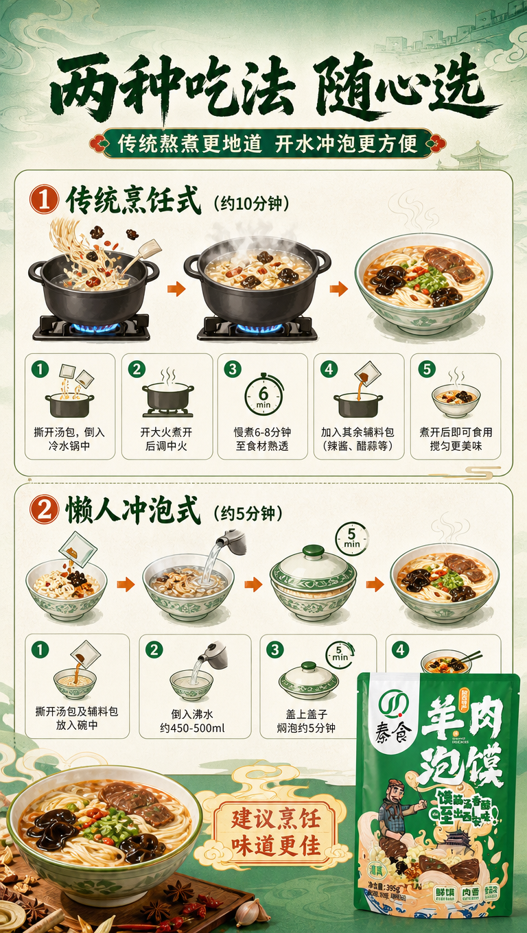 [商品] 使用【图1】包装袋和【图2】背面食用方法信息；保留包… - 图片创意预览