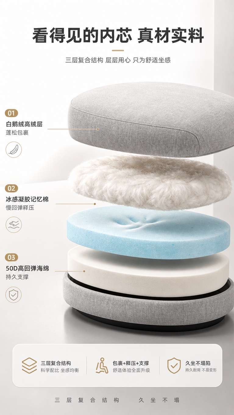 [商品] 使用【图1】康纳利Connery灰色布艺转角贵妃组合… - 图片创意预览