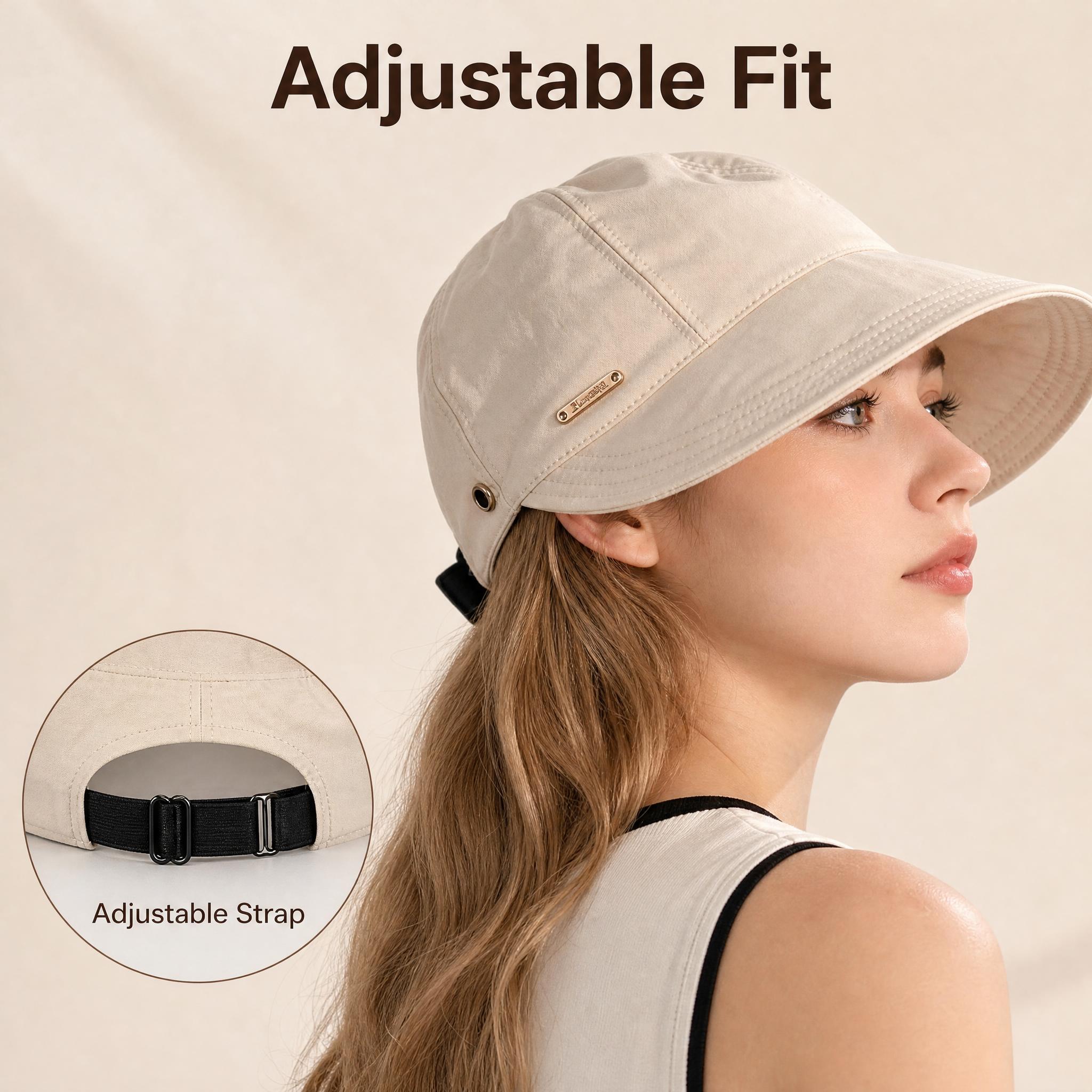 [主图-3] Women's Wide Brim Sun Ha… - 图片创意预览