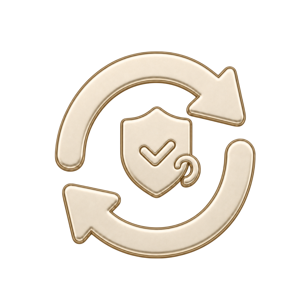 将图中图标颜色修改为浅白金低饱和配色，使用深金棕色描边，保持原… - 图片创意预览