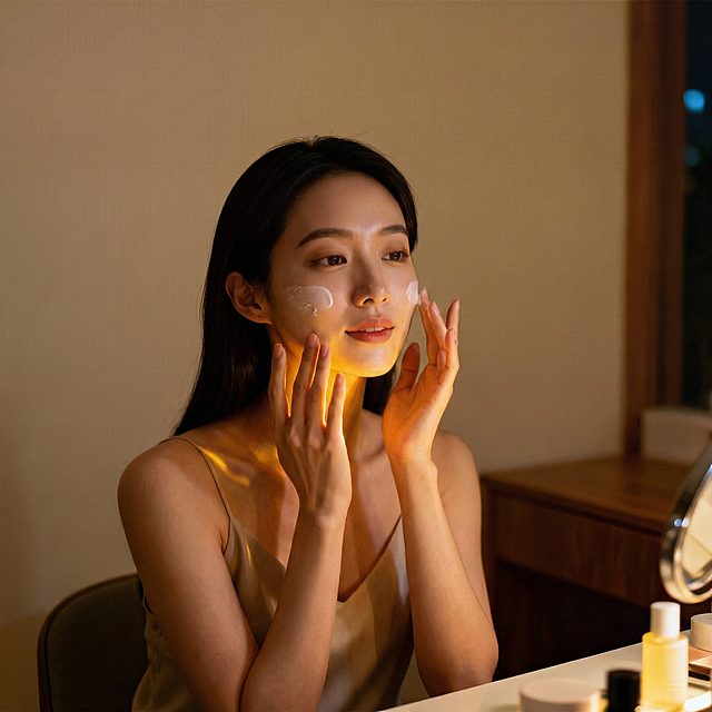 模特手上的护肤品删掉