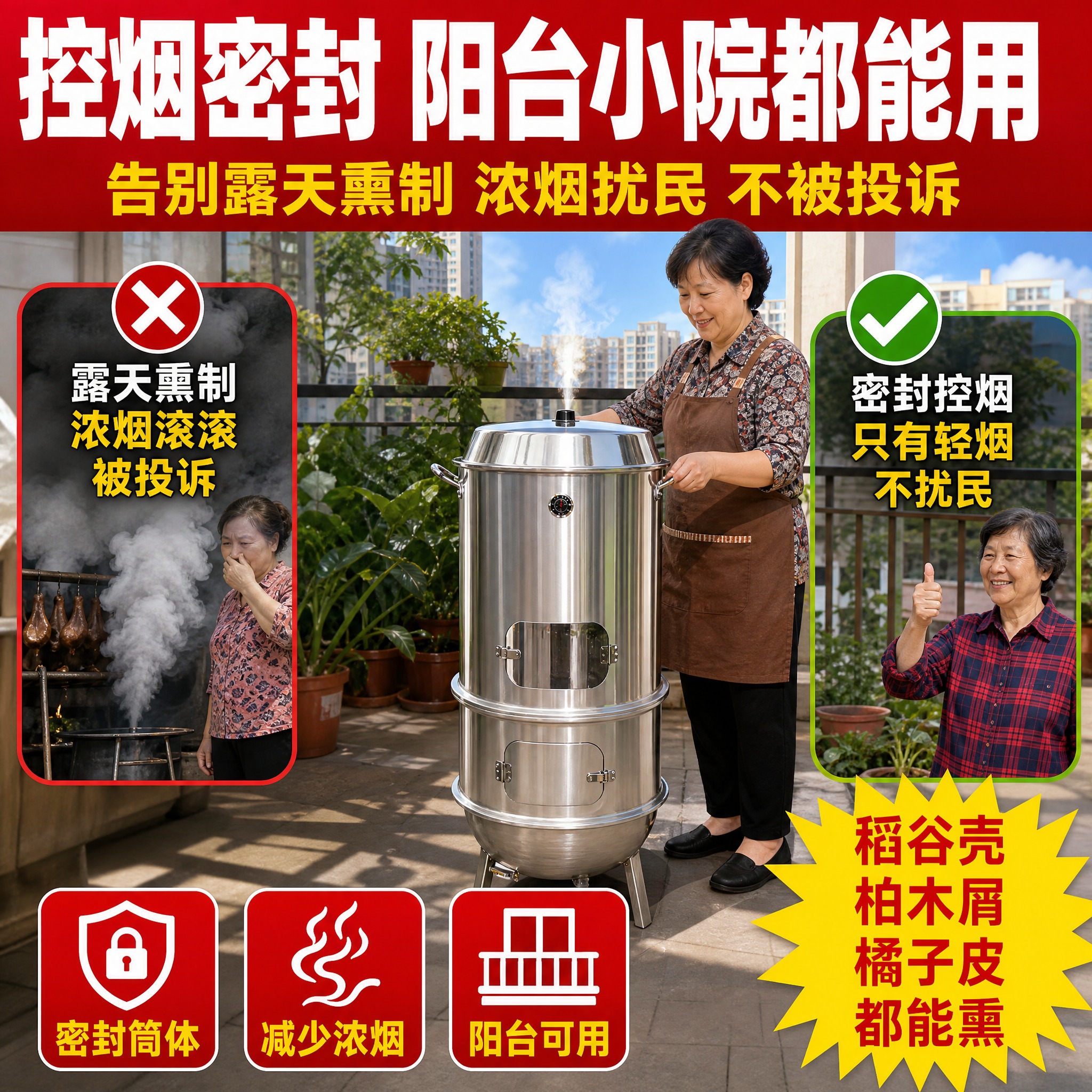 [主图-4] 控烟密封 场景使用 拼多多主图。 [统一基调]… - 图片创意预览