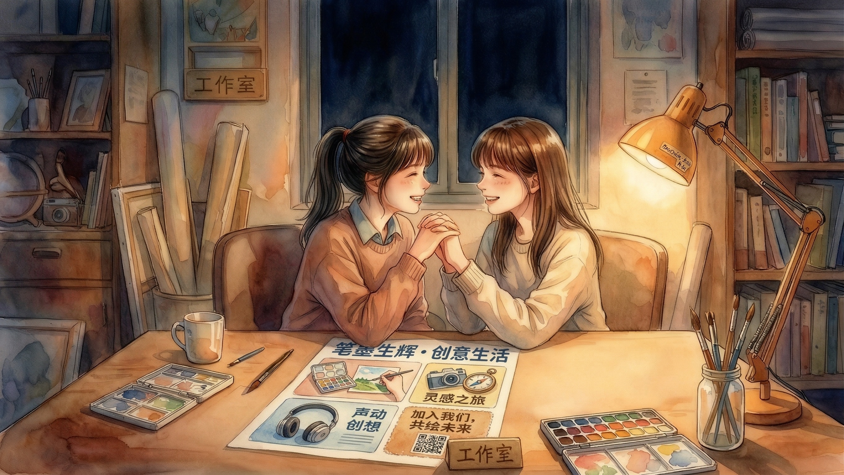 桌上的纸改为海报设计宣传图 - 图片创意预览
