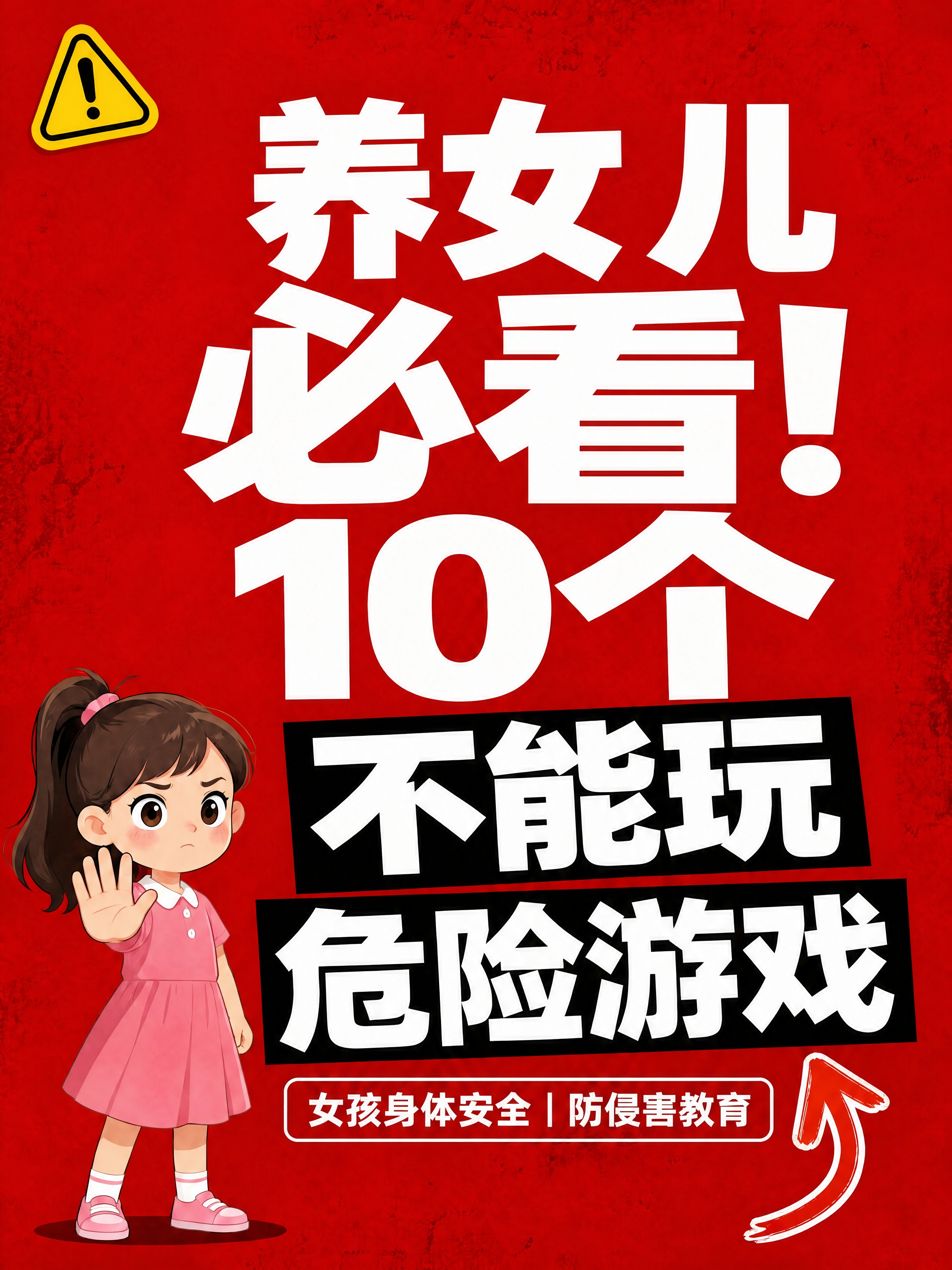 去掉标题中"养女儿"前面的白色大叉号（X），其余所有内容包括左… - 图片创意预览