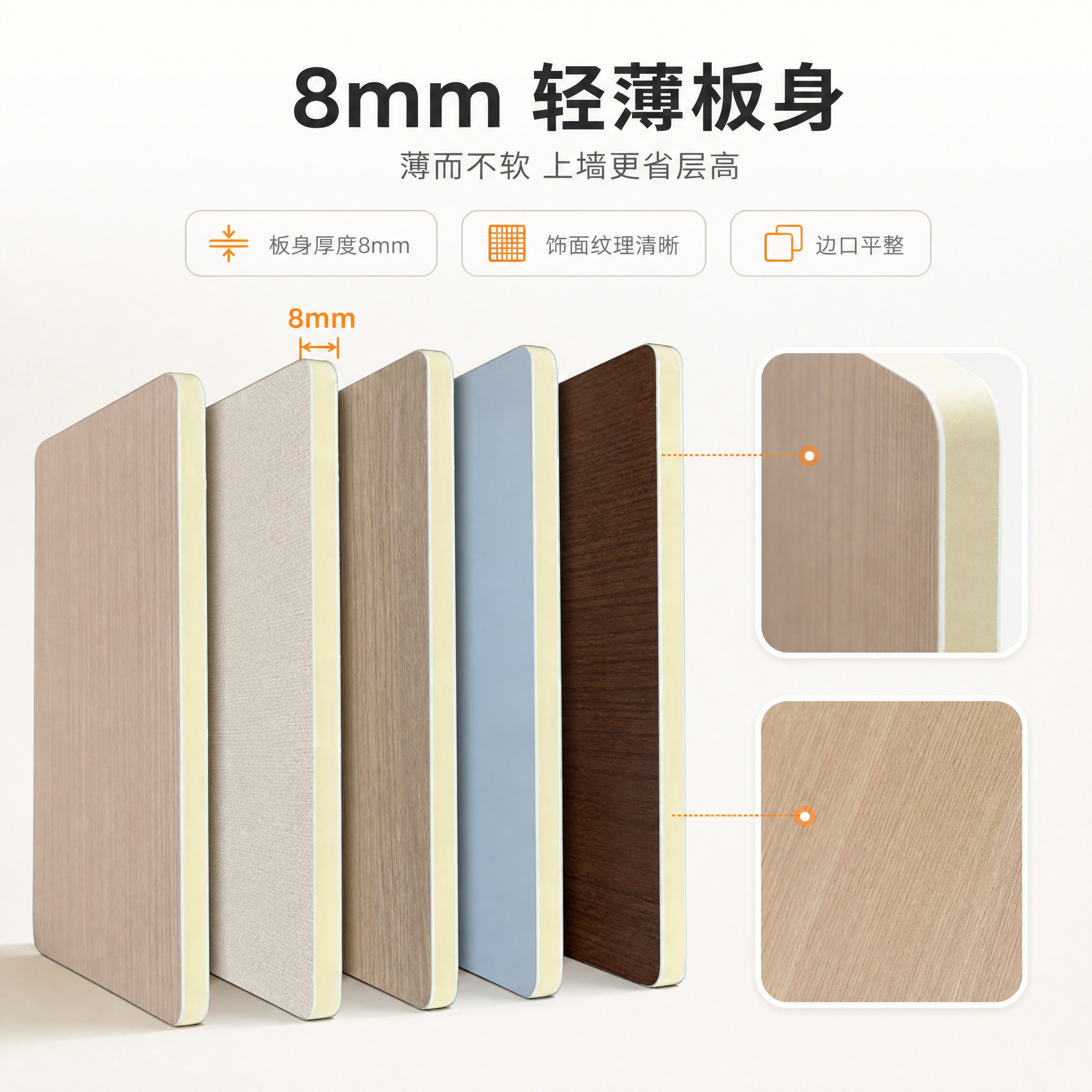 [主图-2] 8mm快装集成护墙板——核心亮点：板身厚度与结构… - 图片创意预览