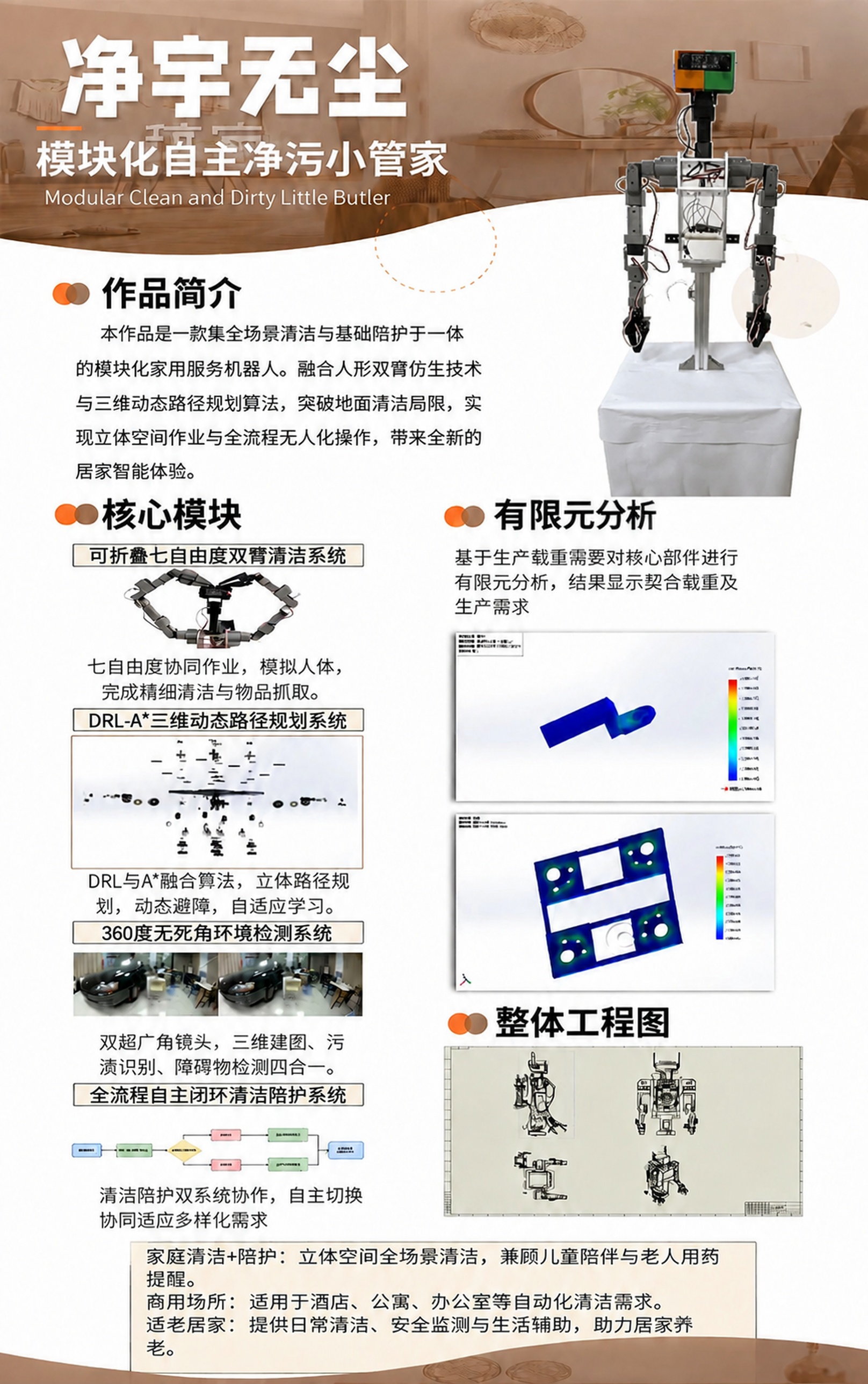 将第一张参考图（海报）右上角的机器人产品图替换为第二张参考图中… - 图片创意预览