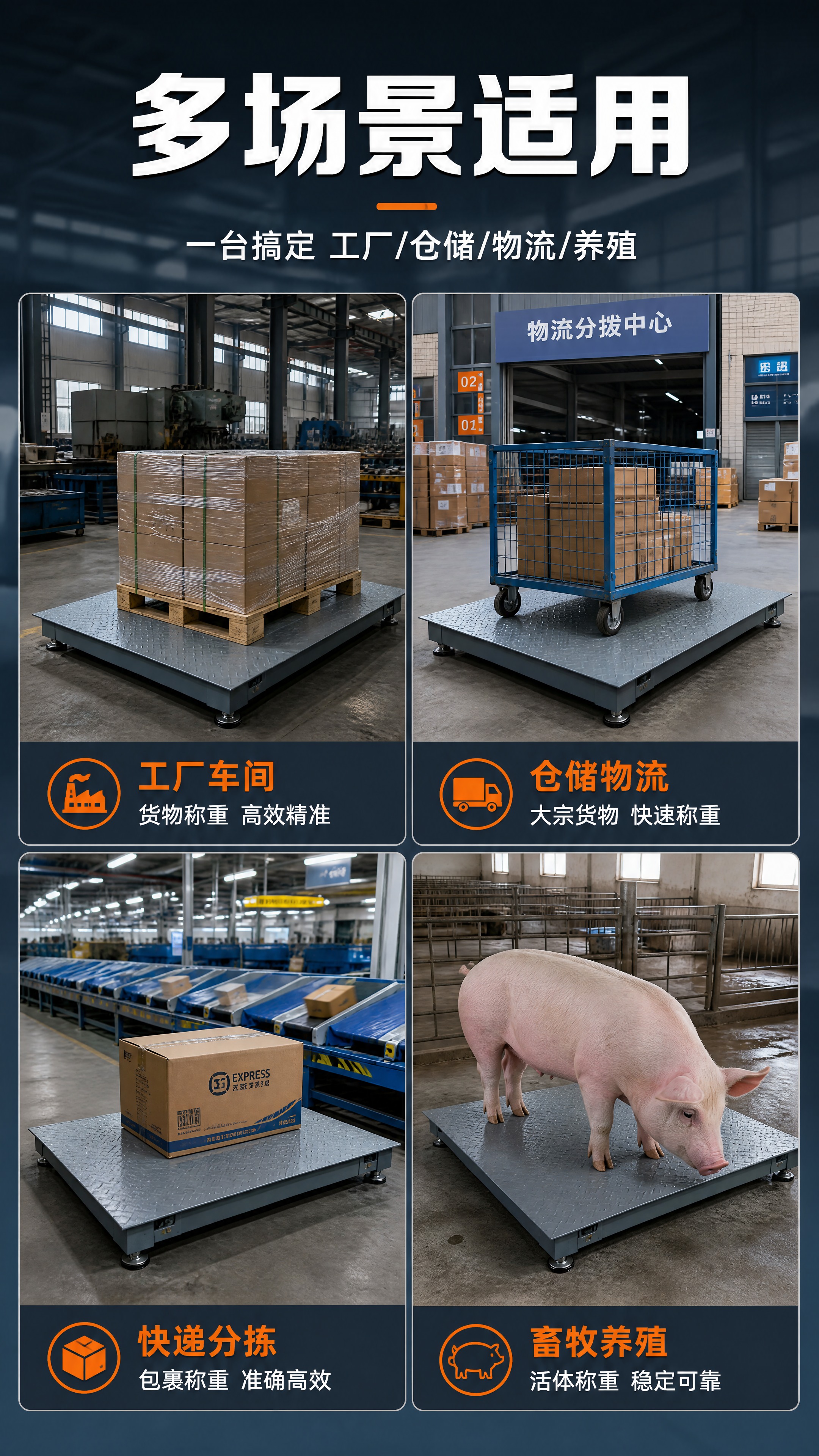 [商品] 使用【图1】工业电子地磅秤；保留灰色花纹钢板台面、整… - 图片创意预览
