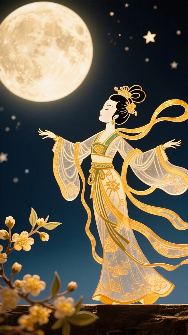 中秋节嫦娥优美的诉说团圆故事