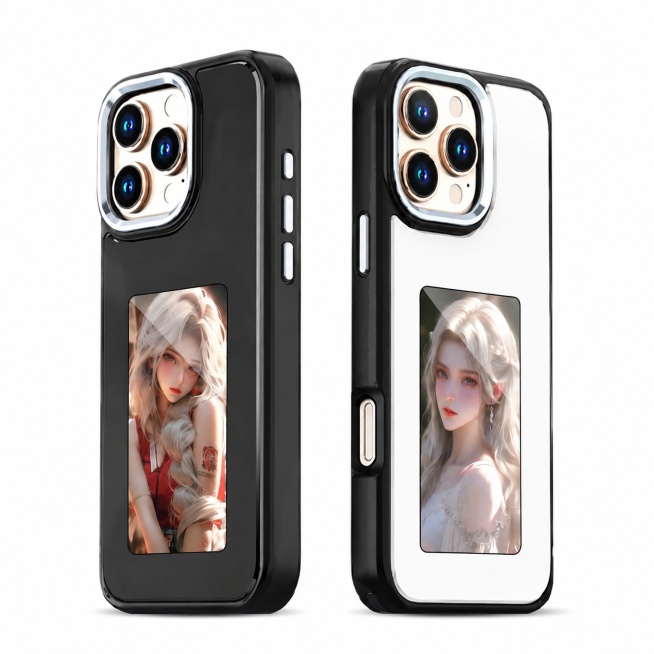 [Main Image 1] Smart NFC E-ink Phone Case, core product display. 
[Atmosphere Style] Minimalist high预览效果