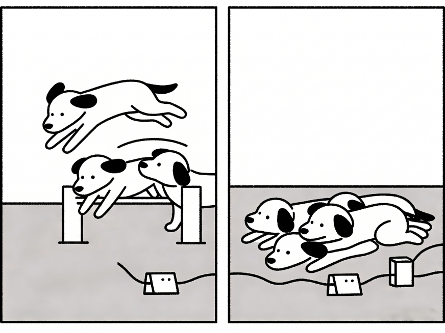 移除图片左面板幅左下角的纸箱，保留其余所有元素和线条风格不变，填充去除纸箱后的空白区域保持原图的黑白简约线条风格，保持整体构图和其他内容不变预览效果