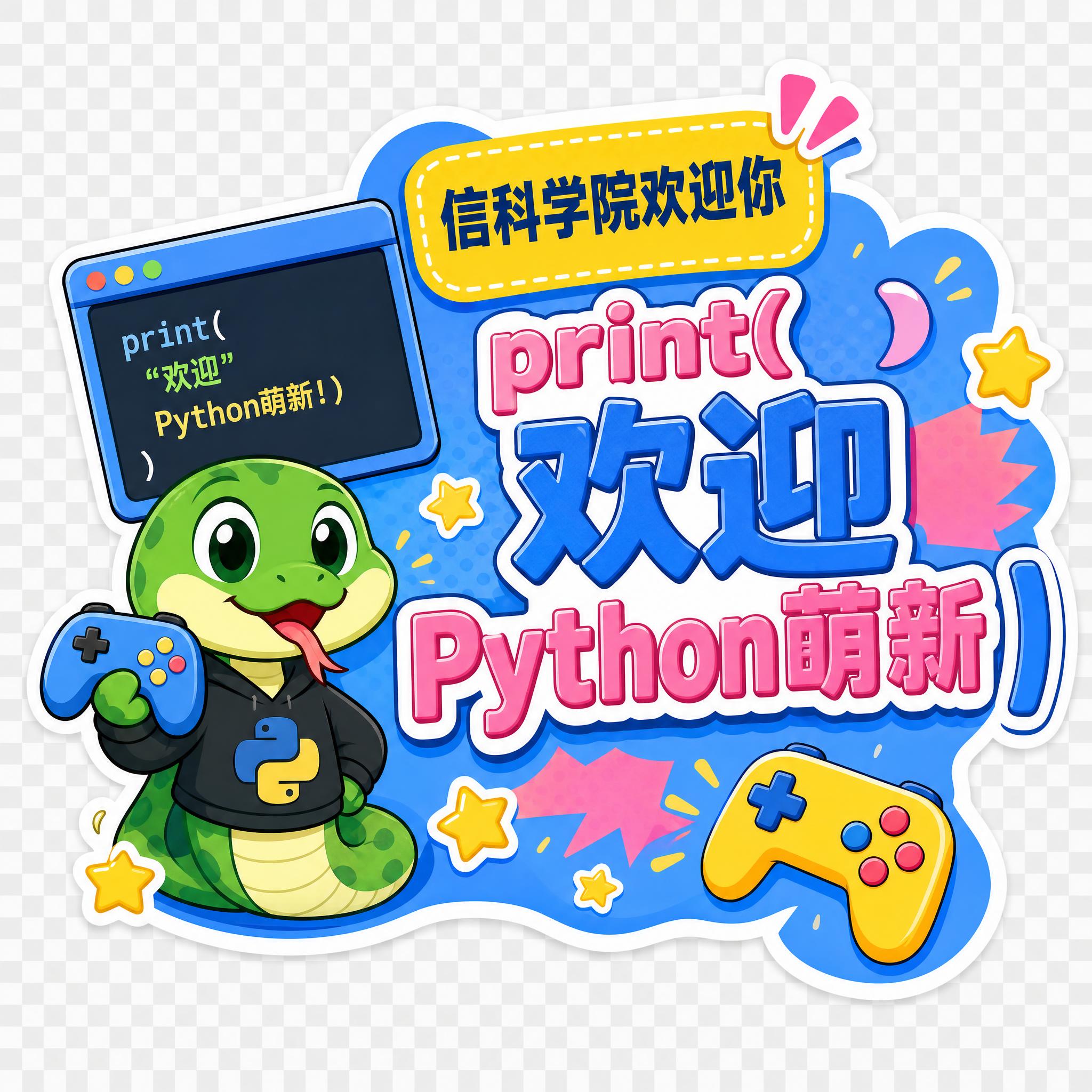 修改这张Python主题手持牌：只把顶部黄色标签里的文字"计算… - 图片创意预览