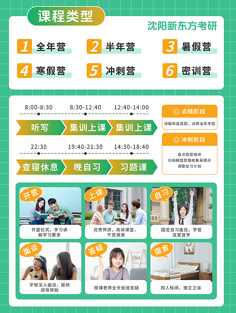 教育培训学历教育考研课程介绍拼图小红书封面