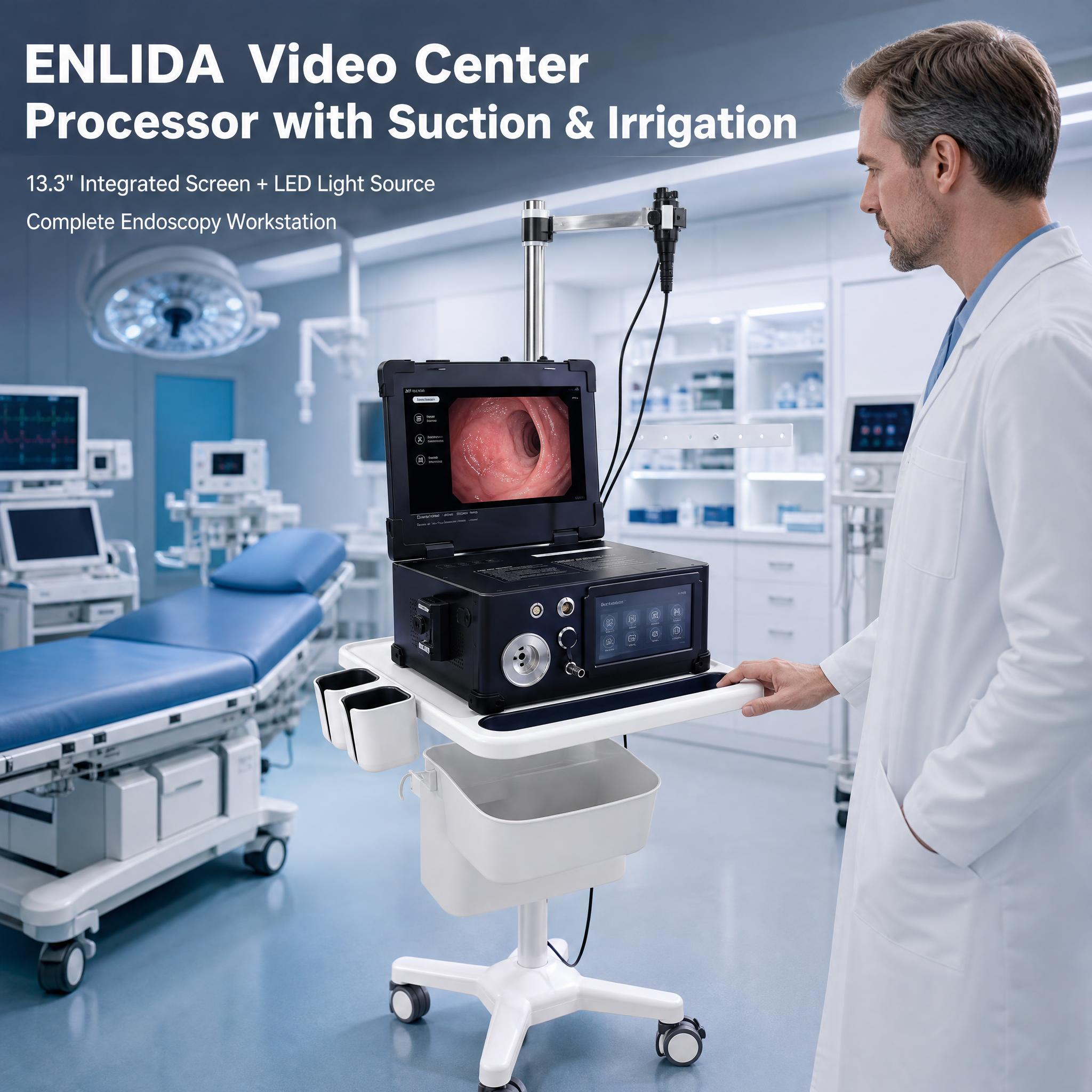 [主图-1] 主题：ENLIDA 整套内镜工作站系统全貌首图。… - 图片创意预览