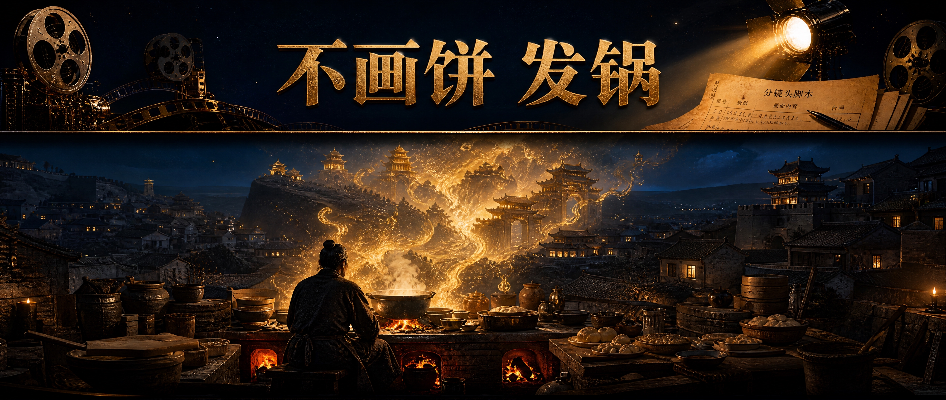 参考图风格复刻：电影胶片质感，宽屏电影画幅2.35:1，画面顶… - 图片创意预览