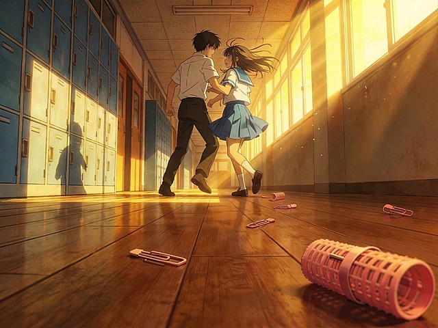 将画面调整为黄色调，呈现清晨阳光洒下的温暖明亮氛围