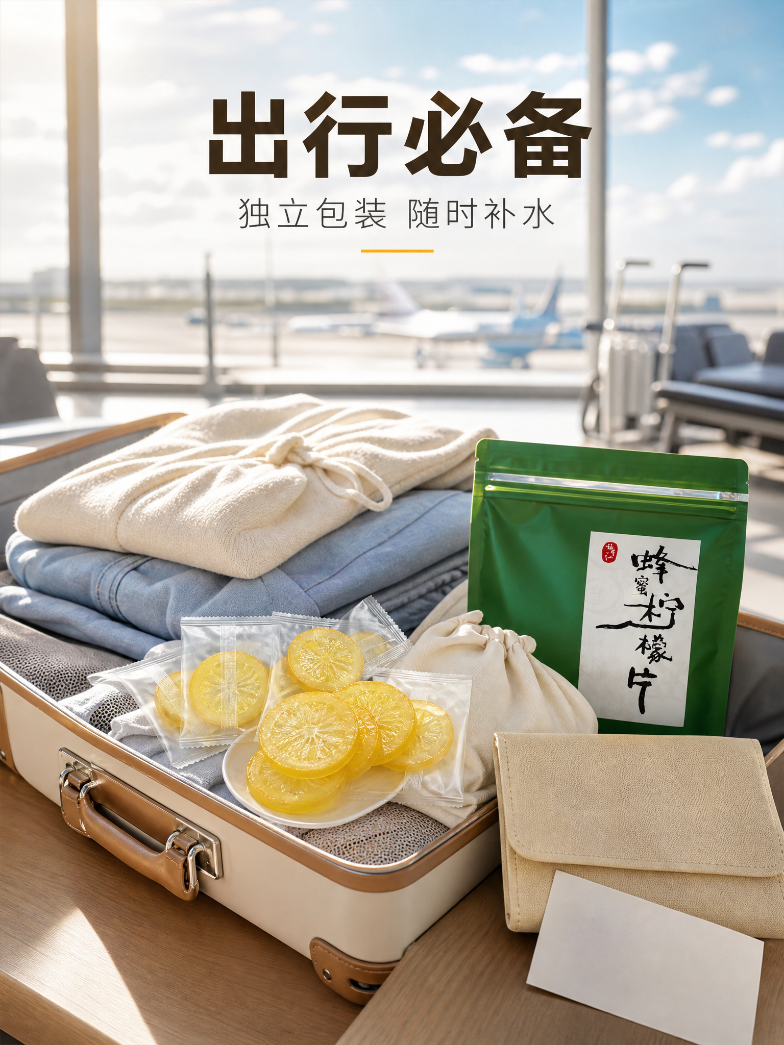 电商商品营销海报，9:16竖版，旅行出行场景，画面不出现人物。… - 图片创意预览