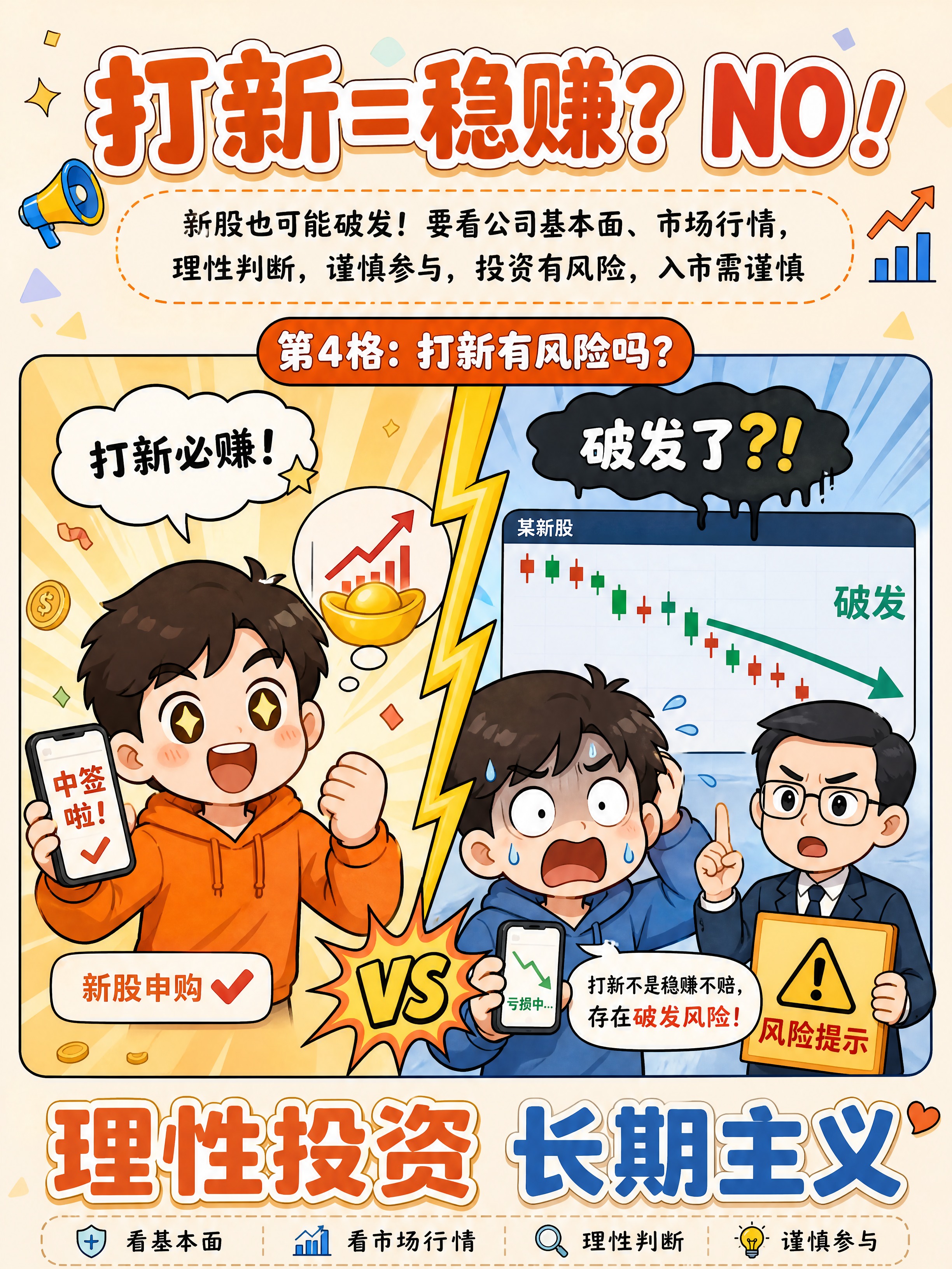 [商品] 无实物商品，为证券投资者教育主题漫画 [画面] 第4… - 图片创意预览