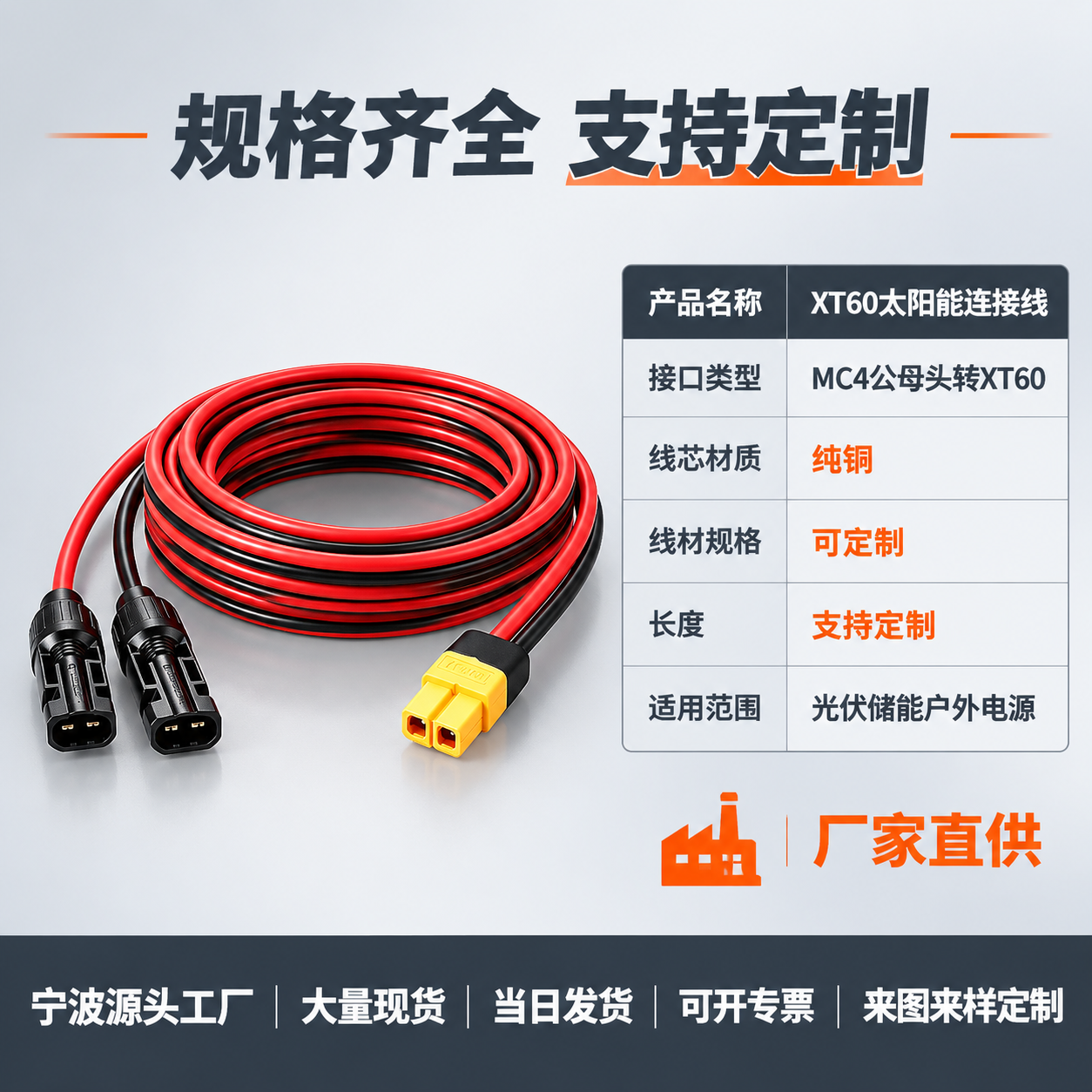[主图-5] 规格参数与厂家背书图，展示产品规格信息与工厂实力… - 图片创意预览