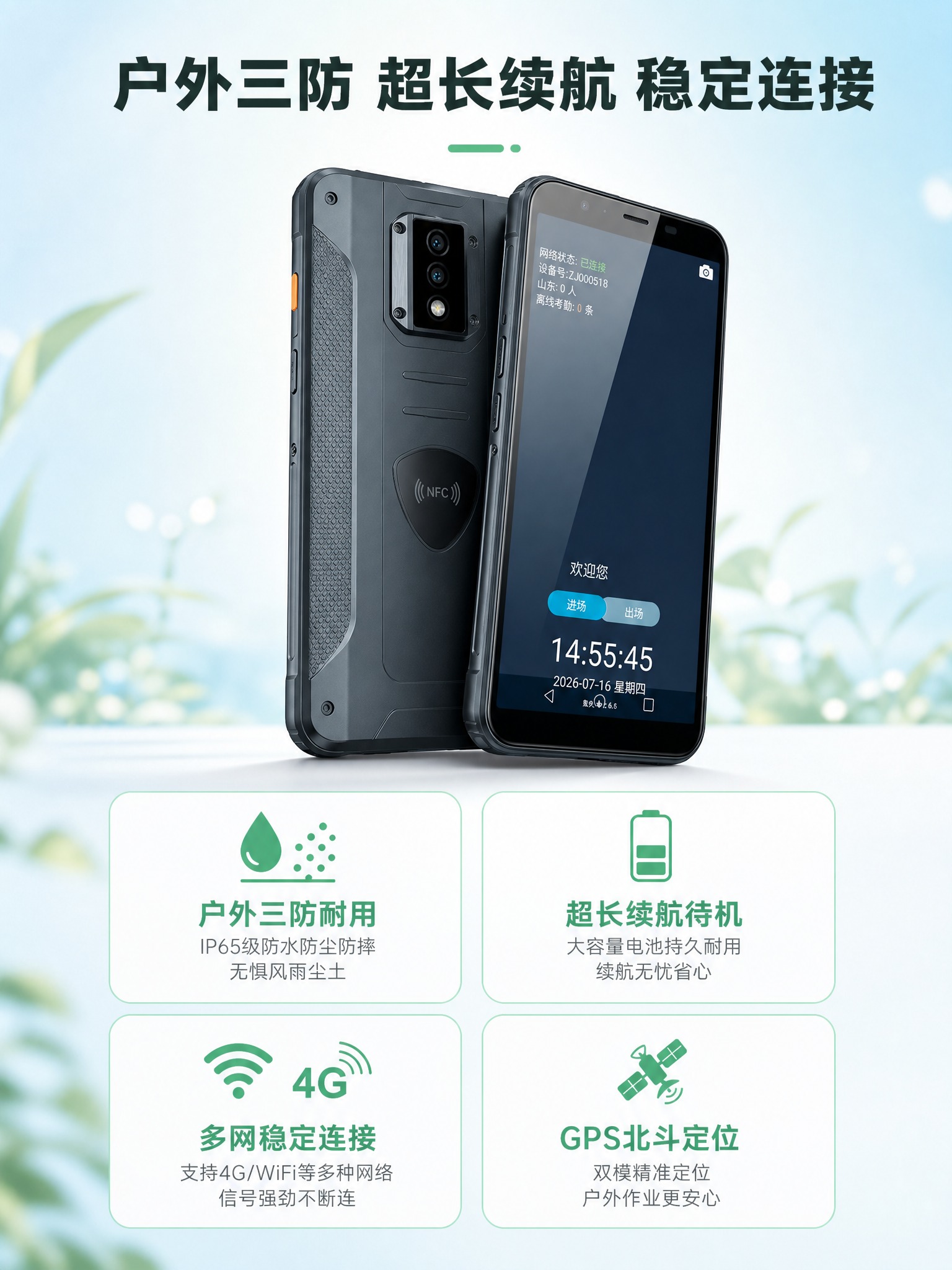 [主图-3] 主题：产品证据——户外三防+超长续航+多种网络，… - 图片创意预览