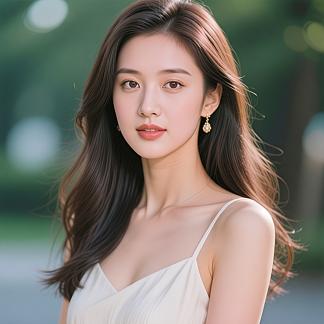 一位气质优雅的美女，高清唯美写真