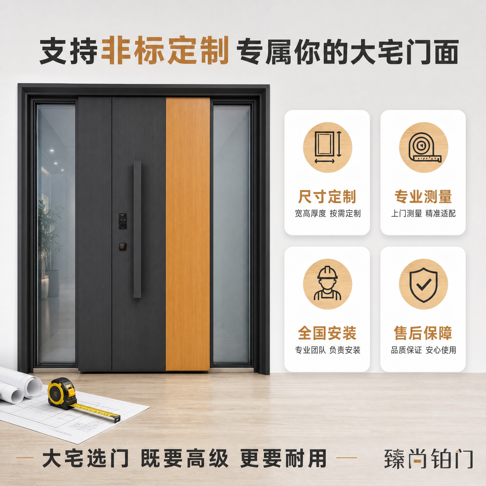 [主图-5] 定制服务与规格说明图，任务：突出支持非标定制服务… - 图片创意预览