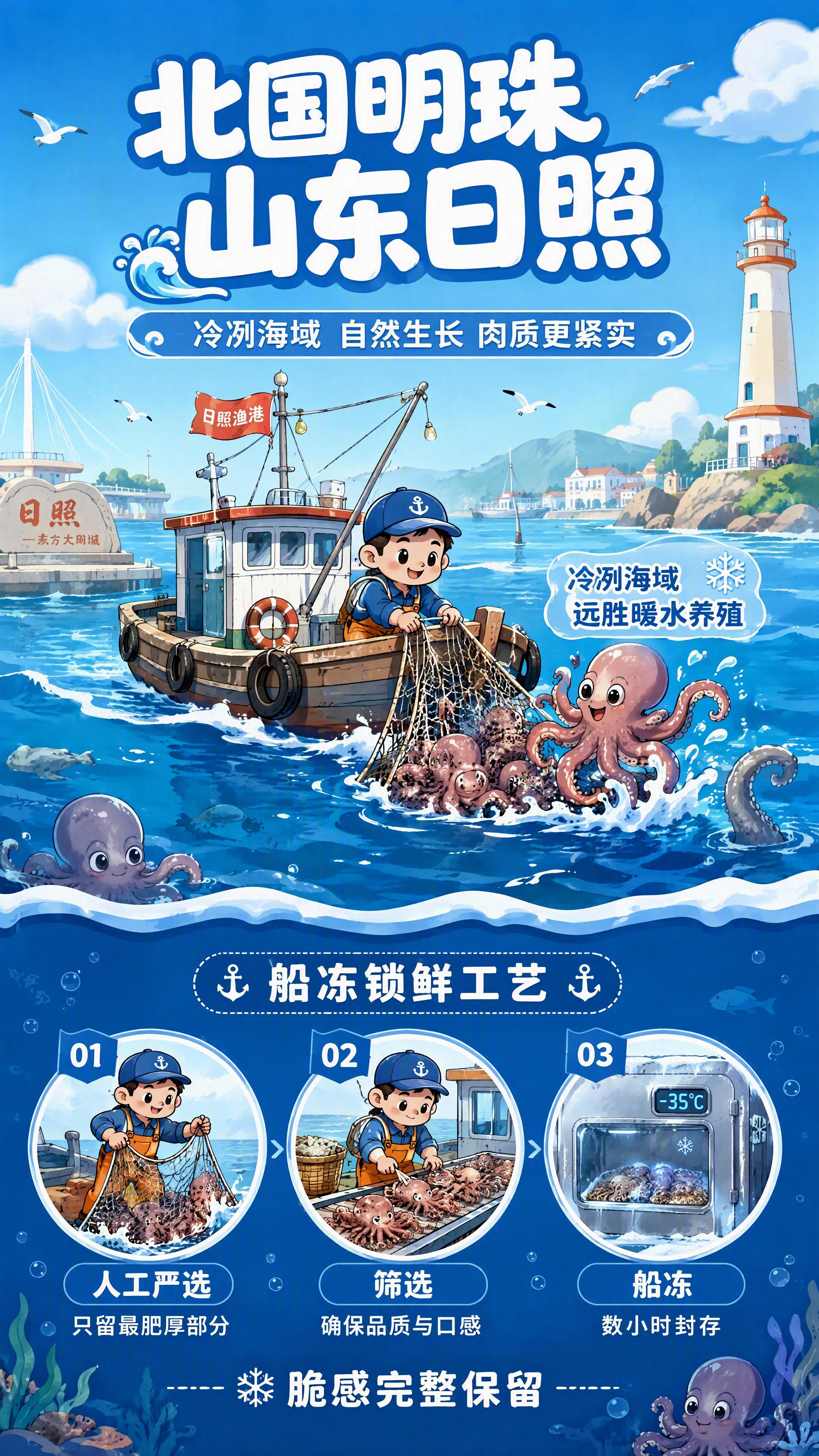 [第4张] 详情页产地故事专张-山东日照北国明珠。本张为产地叙… - 图片创意预览