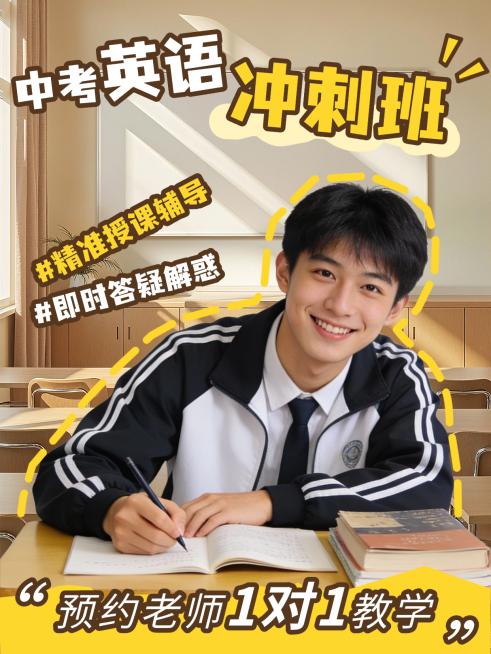 英语培训机构招生宣传小红书封面预览效果